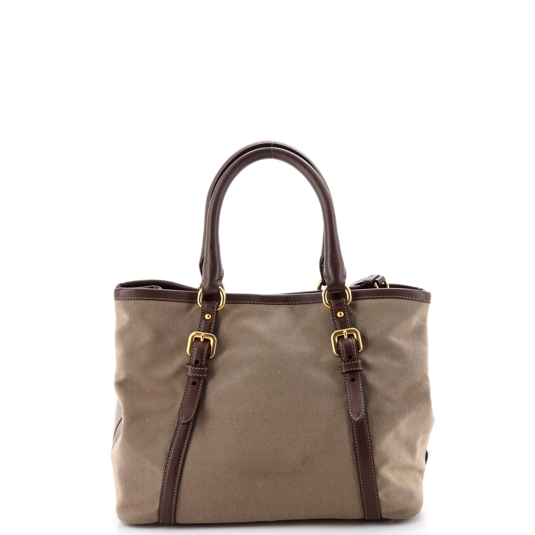 Prada Logo Convertible Tote Size ONE SIZE - 3 Thumbnail