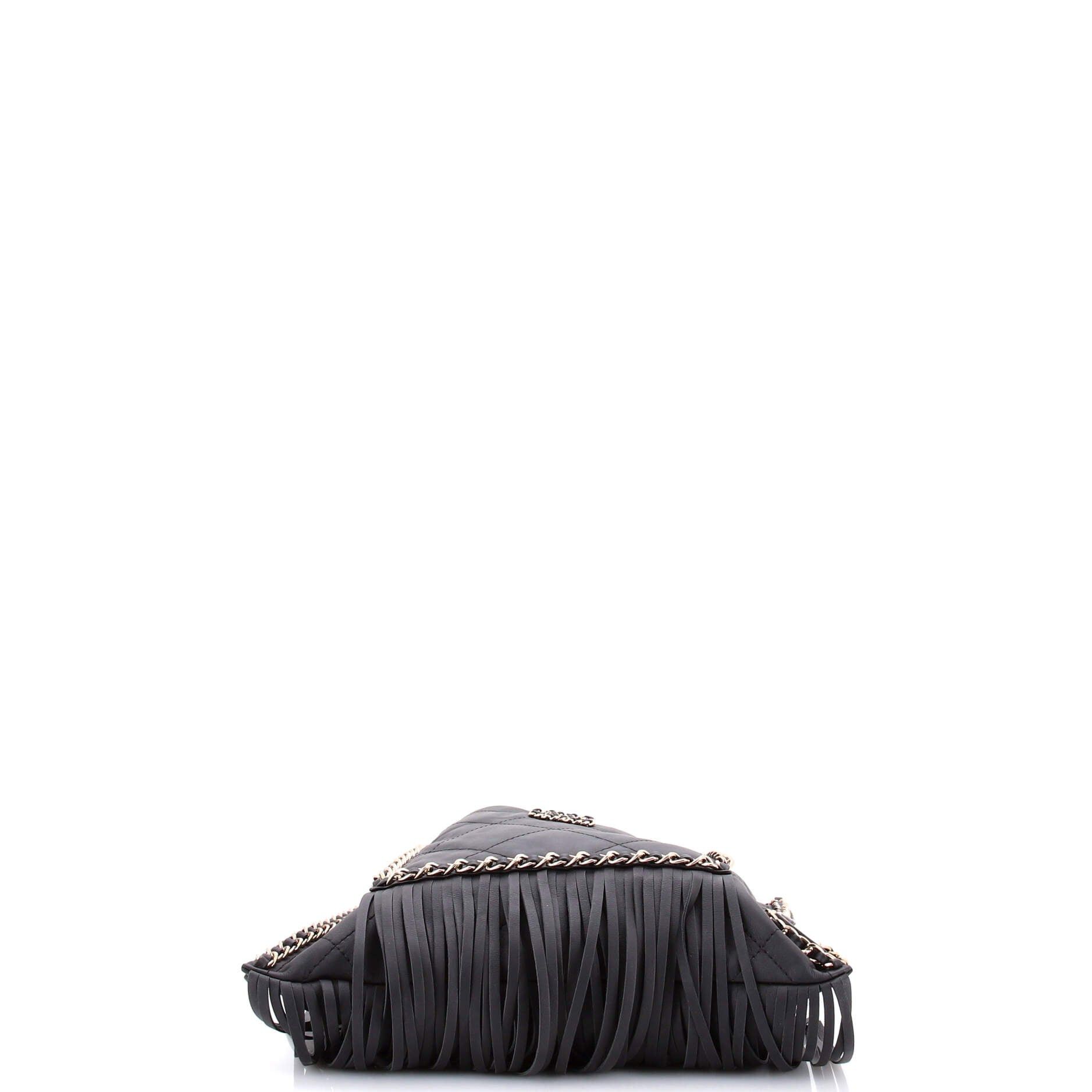 Chanel Fringe Flat Shopping Bag Size ONE SIZE - 4 Thumbnail
