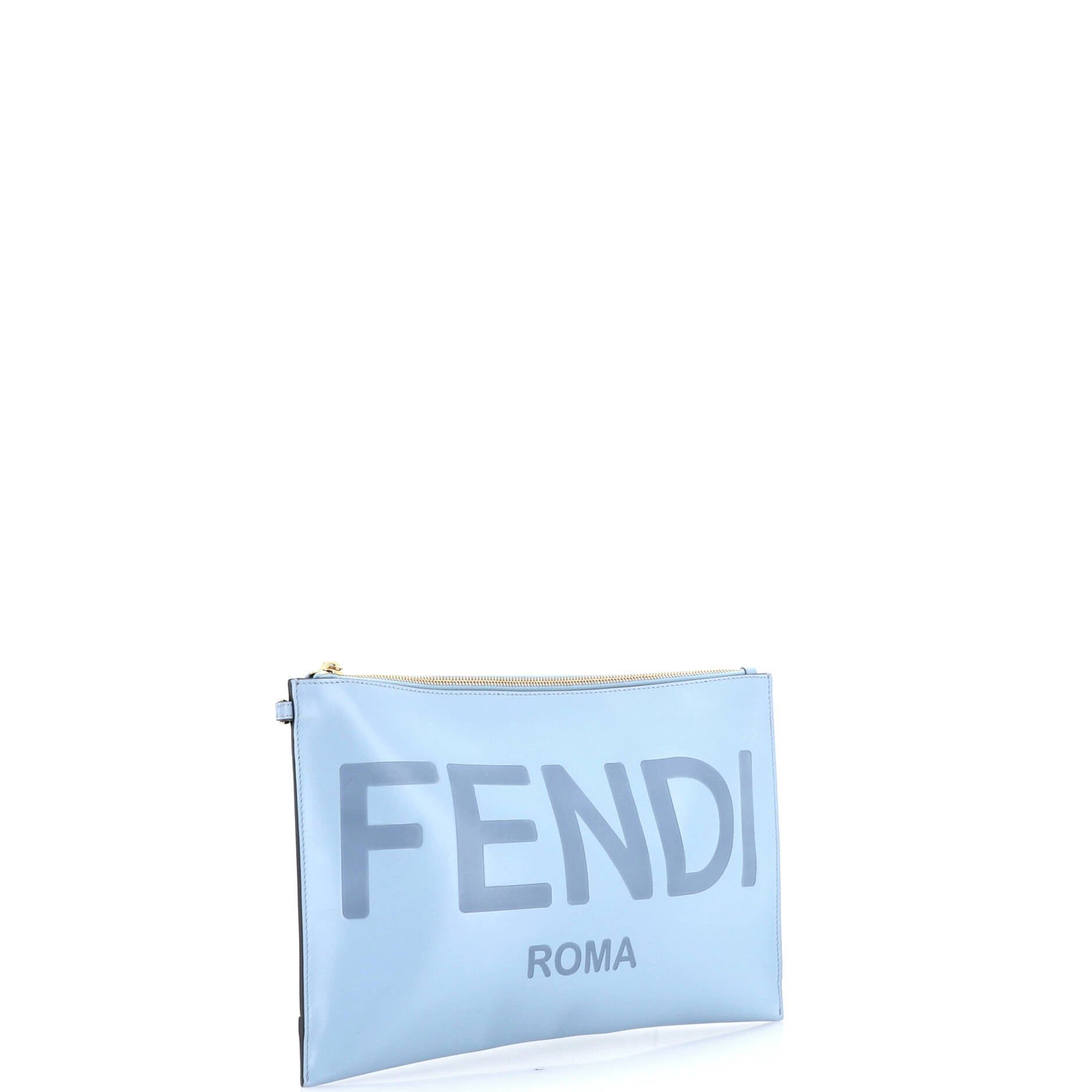 Fendi Logo Flat Wristlet Pouch Size ONE SIZE - 2 Thumbnail