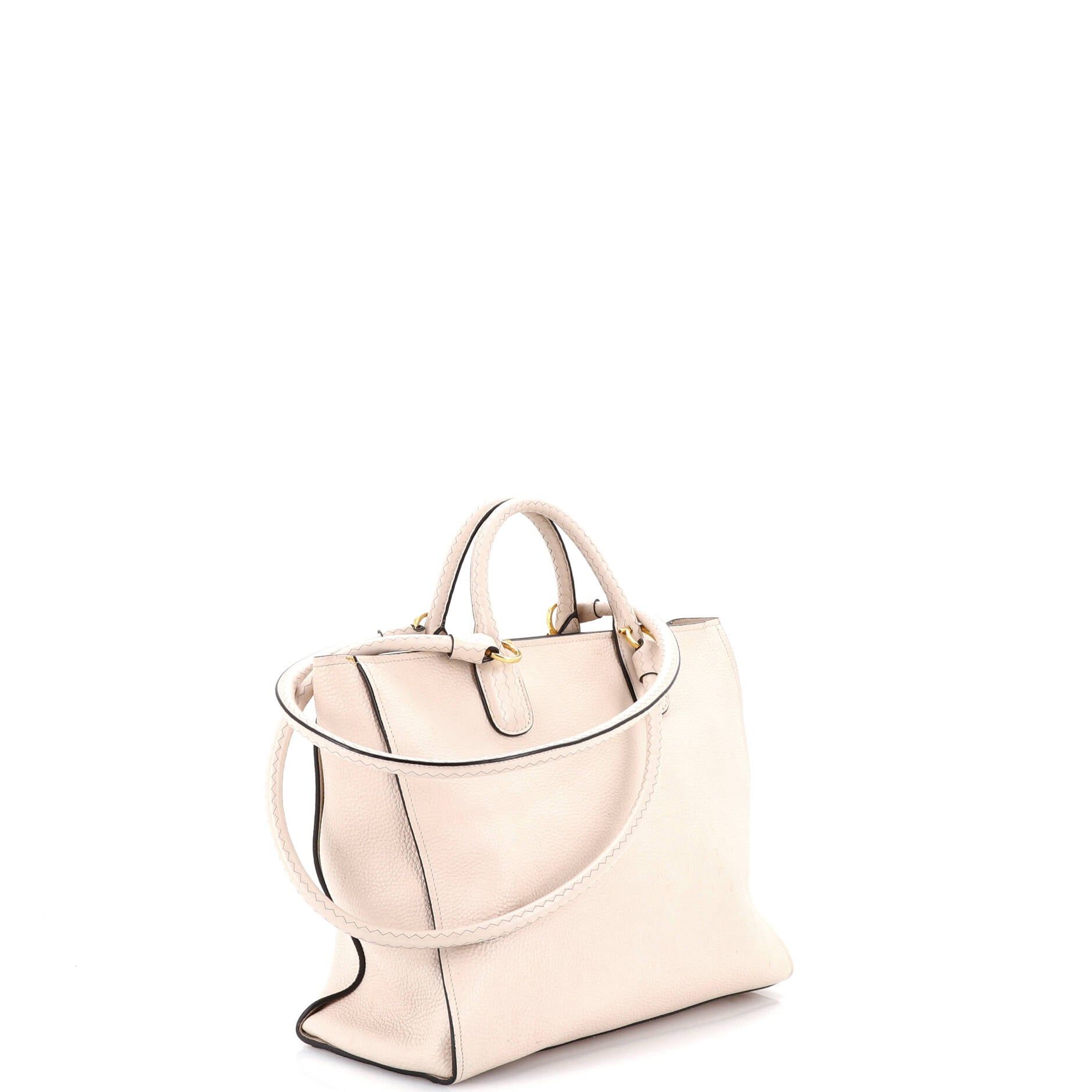 Salvatore Ferragamo Gancio Braided Convertible Tote Size ONE SIZE - 2 Thumbnail