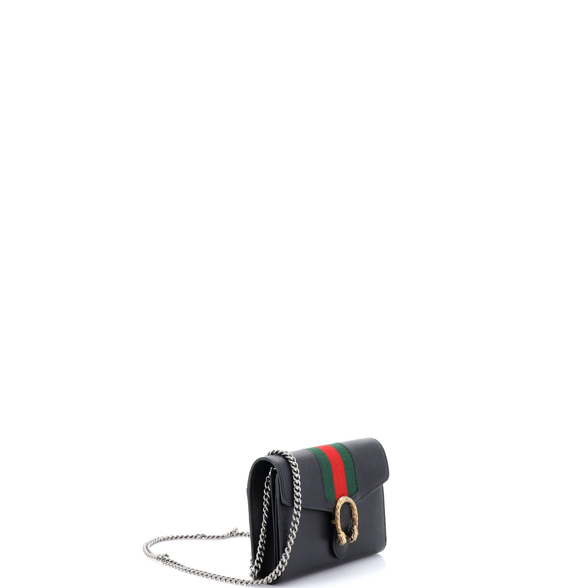 Gucci Dionysus Web Chain Wallet Size ONE SIZE - 2 Thumbnail