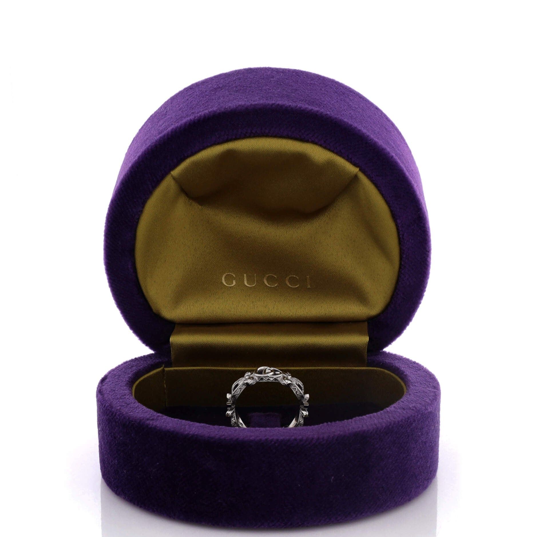 Gucci GG Flora Band Ring Size ONE SIZE - 2 Thumbnail