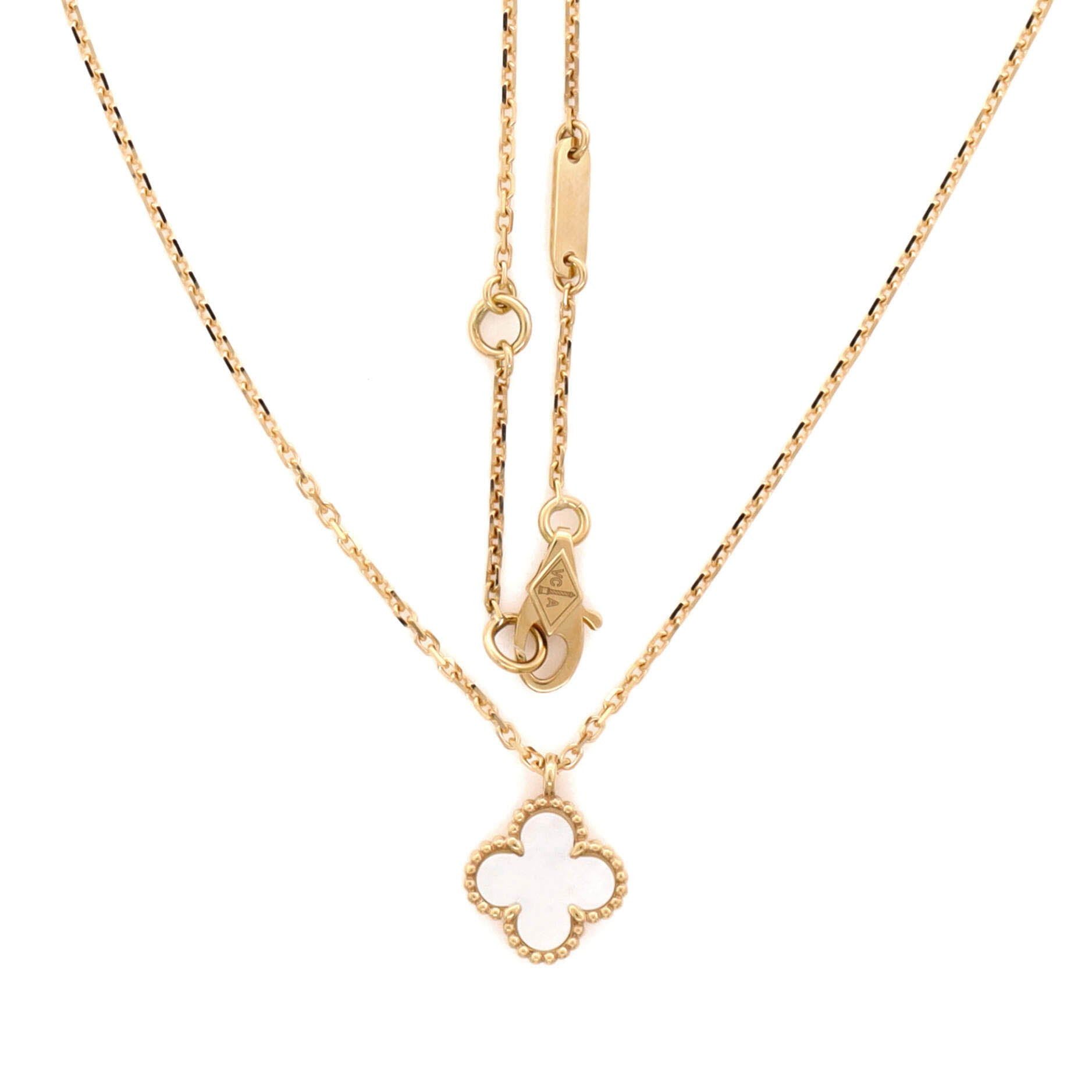 Van Cleef & Arpels Sweet Alhambra Pendant Necklace Size ONE SIZE - 3 Thumbnail