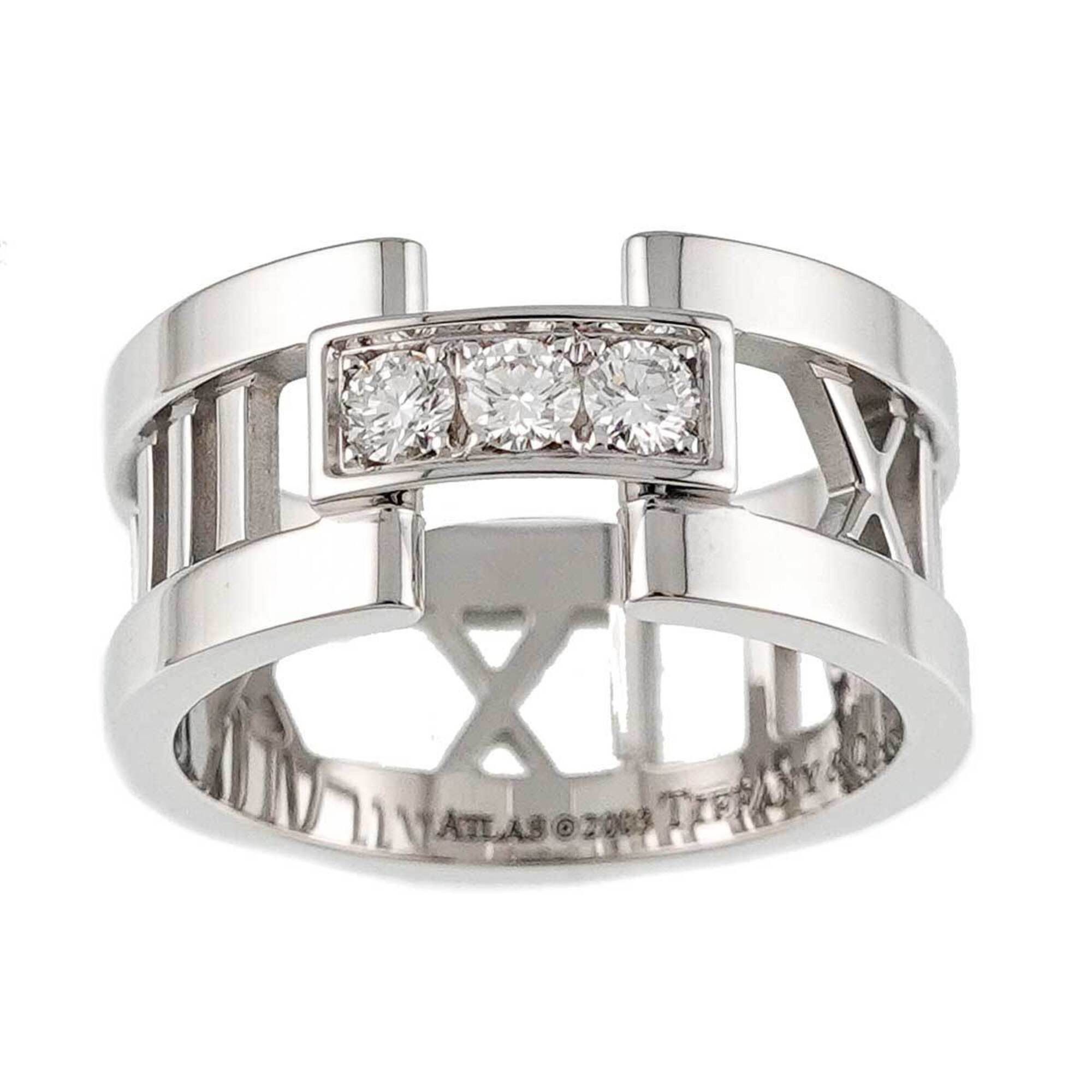 Tiffany & Co. Tiffany & Co. Atlas Diamond Ring, 18K White Gold (750) Size ONE SIZE - 2 Thumbnail