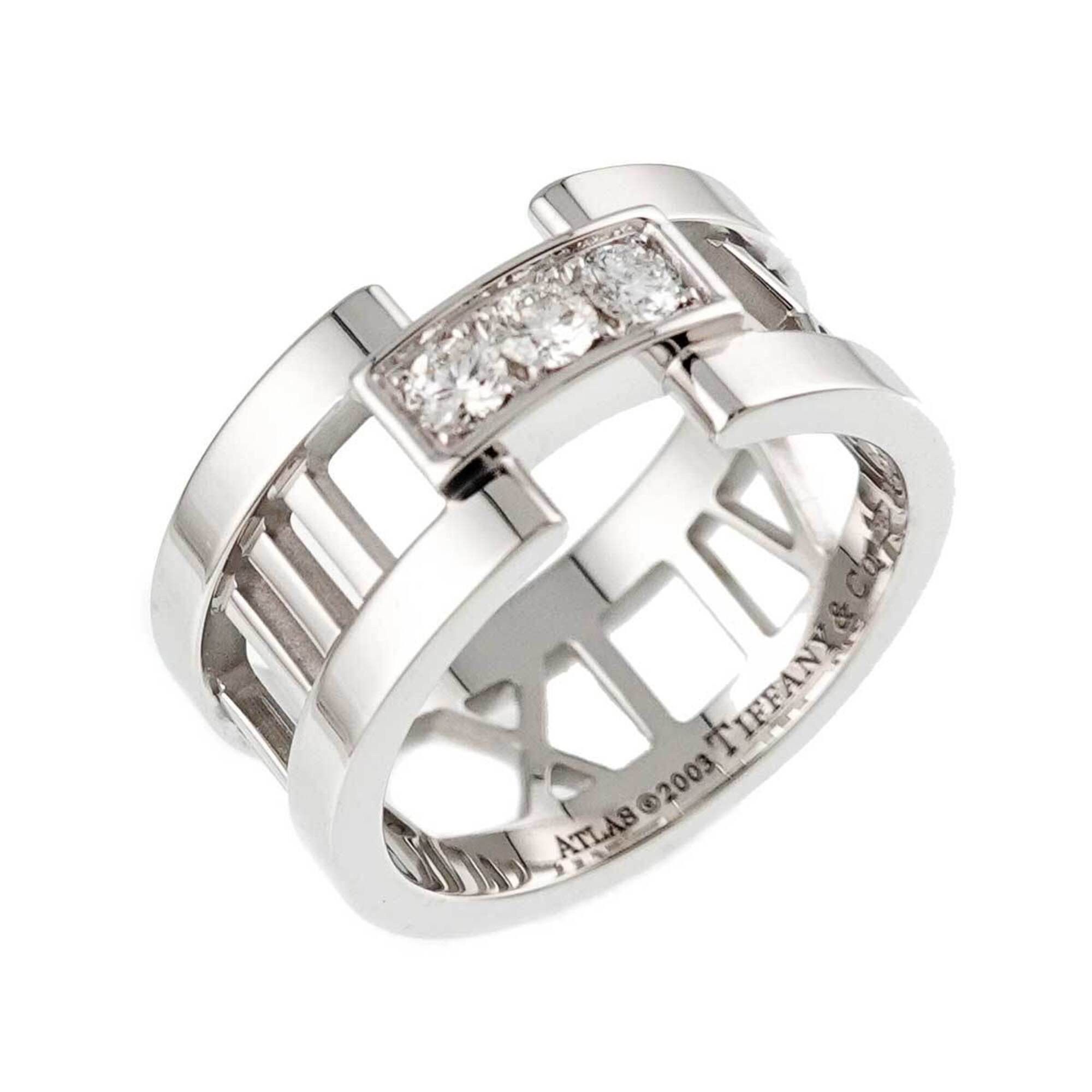 Tiffany & Co. Tiffany & Co. Atlas Diamond Ring, 18K White Gold (750) Size ONE SIZE - 4 Thumbnail