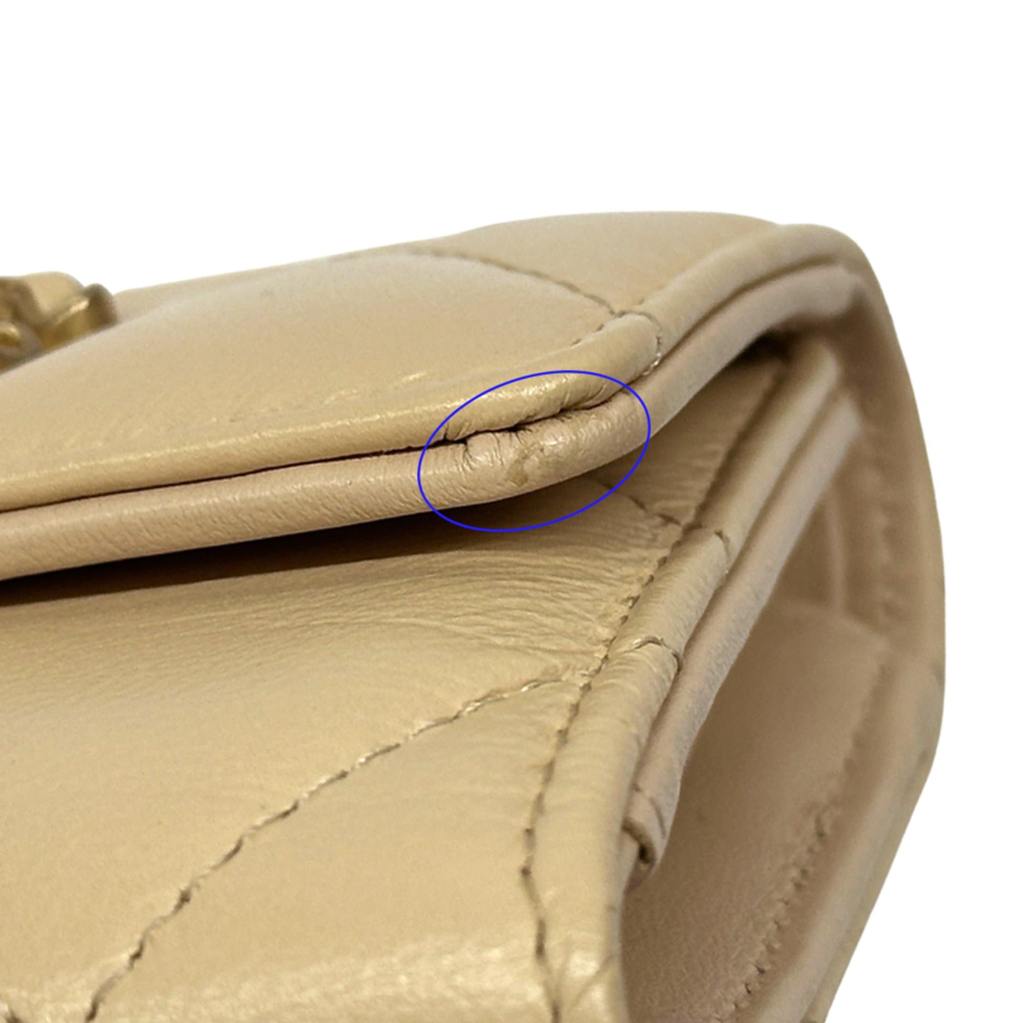 Chanel Chanel Wallet 19 Women's Brand Bi-fold Lambskin Beige Gold Hardware Coco Mark Matelassé Tri-fold Size ONE SIZE - 12 Thumbnail