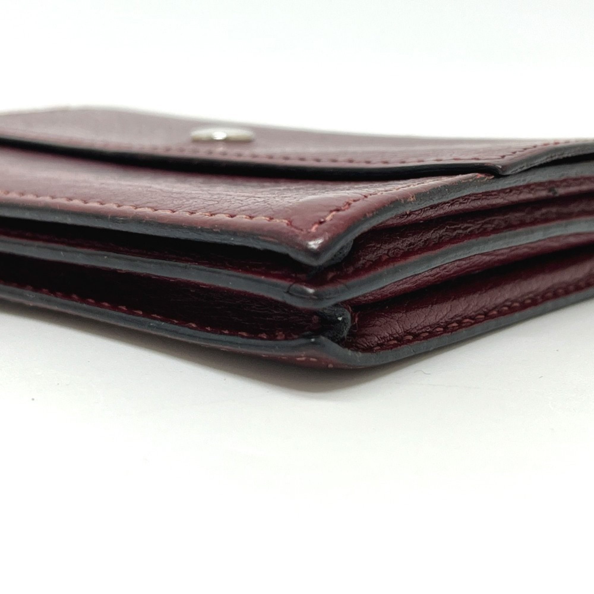 Hermes Hermes Sellier Business Card Holder, Leather, Women's, Rouge H, Silver Hardware Size ONE SIZE - 12 Thumbnail
