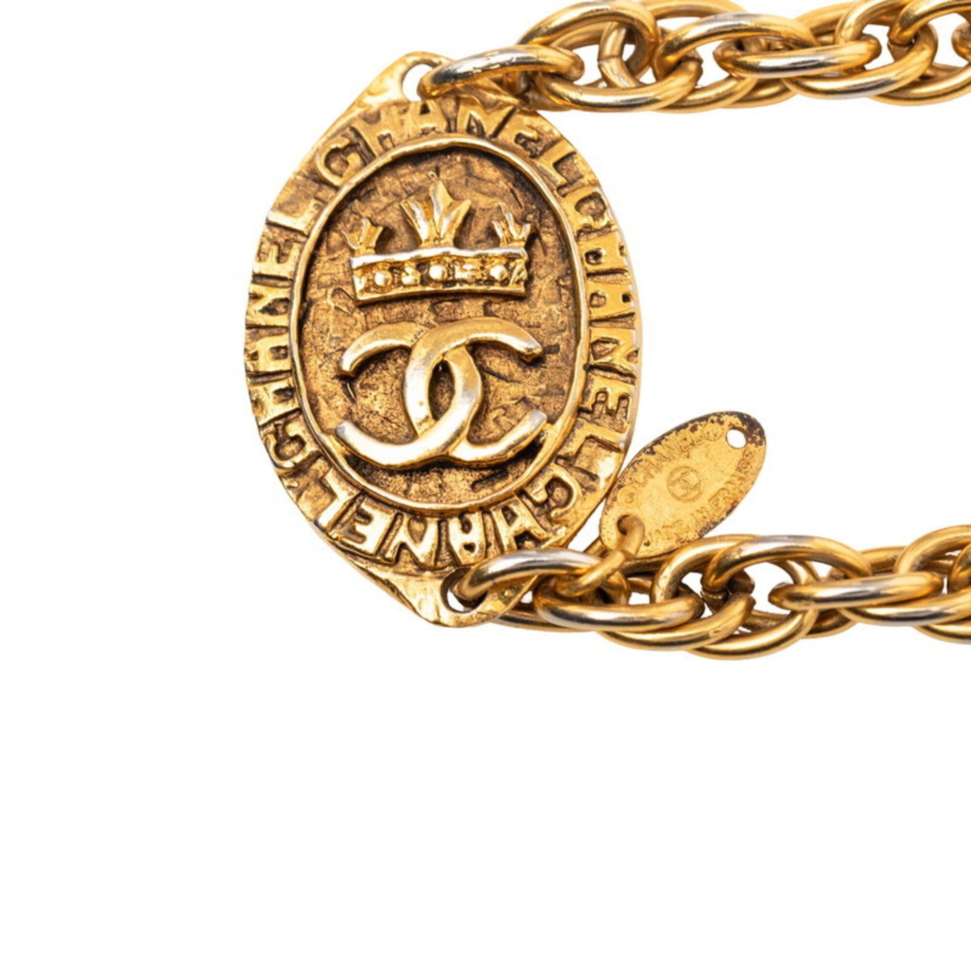 Chanel Chanel Coco Mark Long Necklace, Gold Plated, Women's CHANEL Size ONE SIZE - 5 Thumbnail