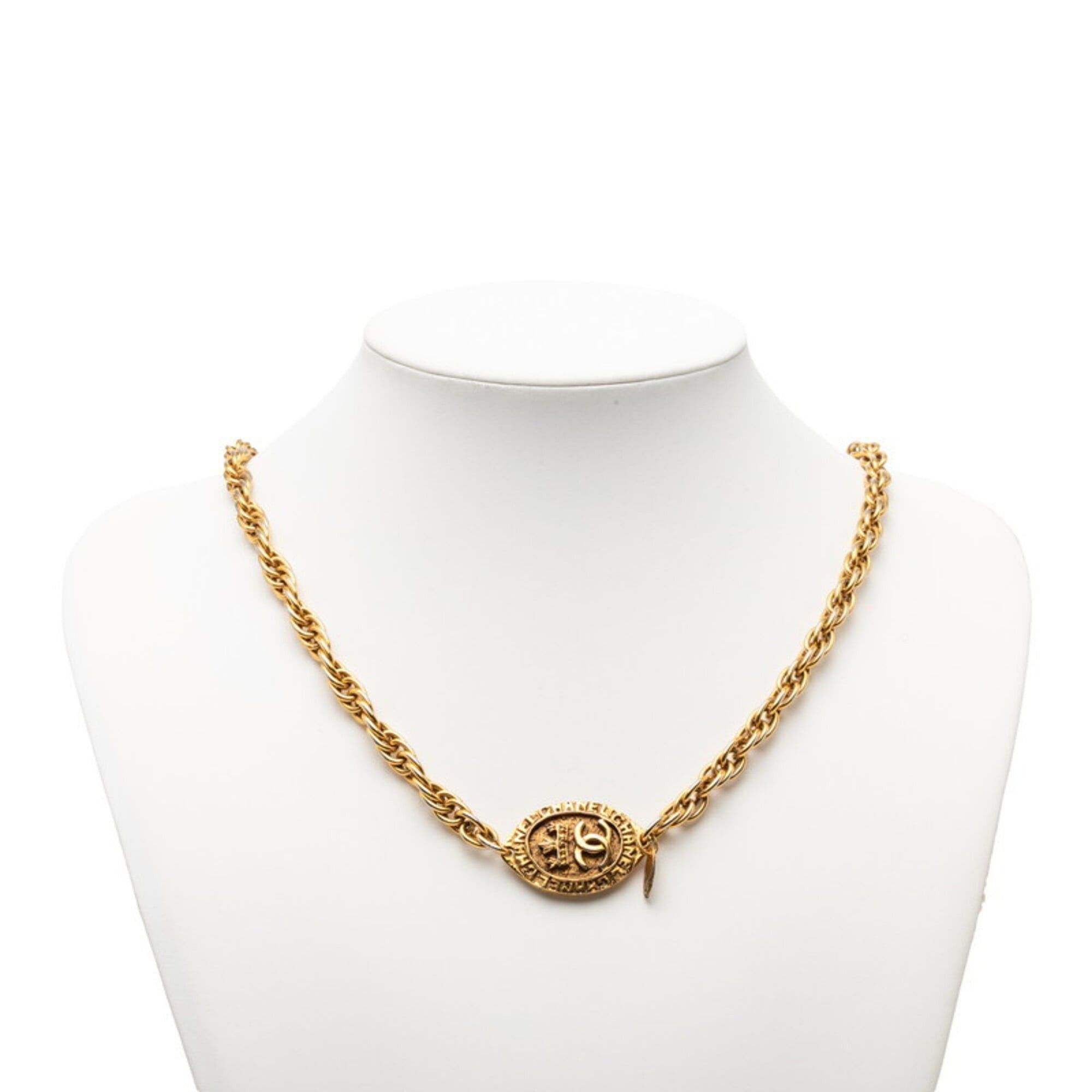 Chanel Chanel Coco Mark Long Necklace, Gold Plated, Women's CHANEL Size ONE SIZE - 6 Thumbnail