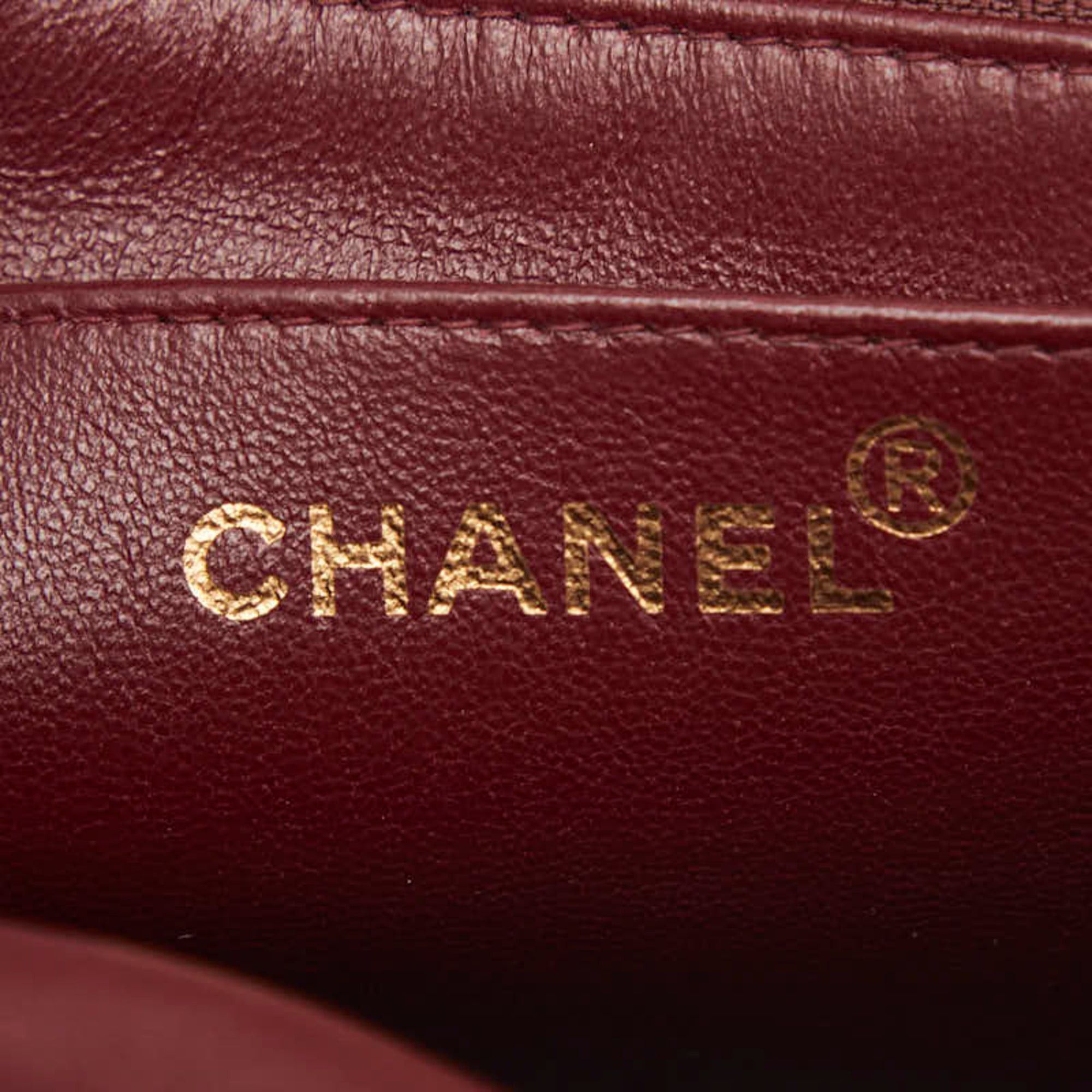 Chanel Chanel Matelassé Coco Mark Chain Handbag, Black Lambskin, Women's CHANEL Size ONE SIZE - 10 Thumbnail