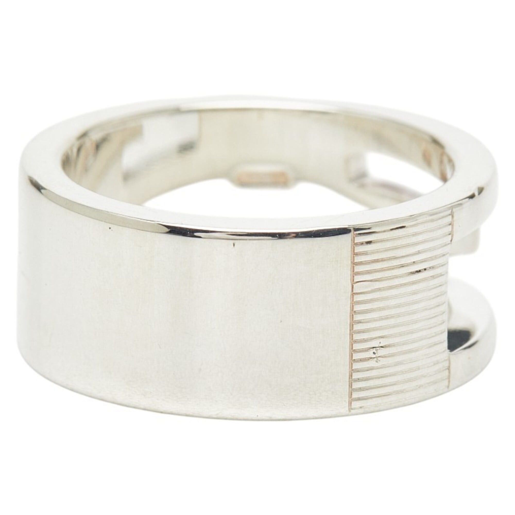 Gucci Gucci Branded G Ring, Size #9, SV925 Silver, Women's, GUCCI Size ONE SIZE - 4 Thumbnail