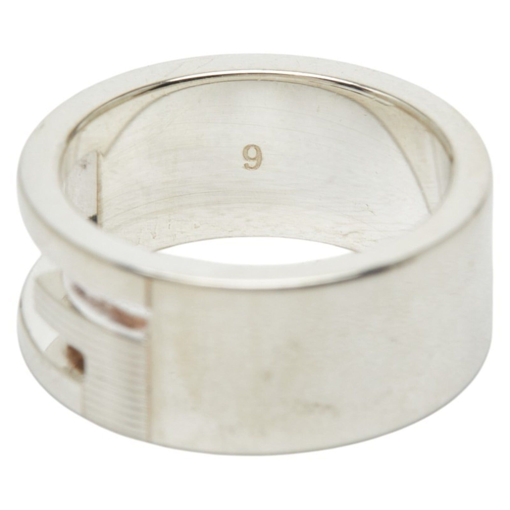 Gucci Gucci Branded G Ring, Size #9, SV925 Silver, Women's, GUCCI Size ONE SIZE - 8 Thumbnail