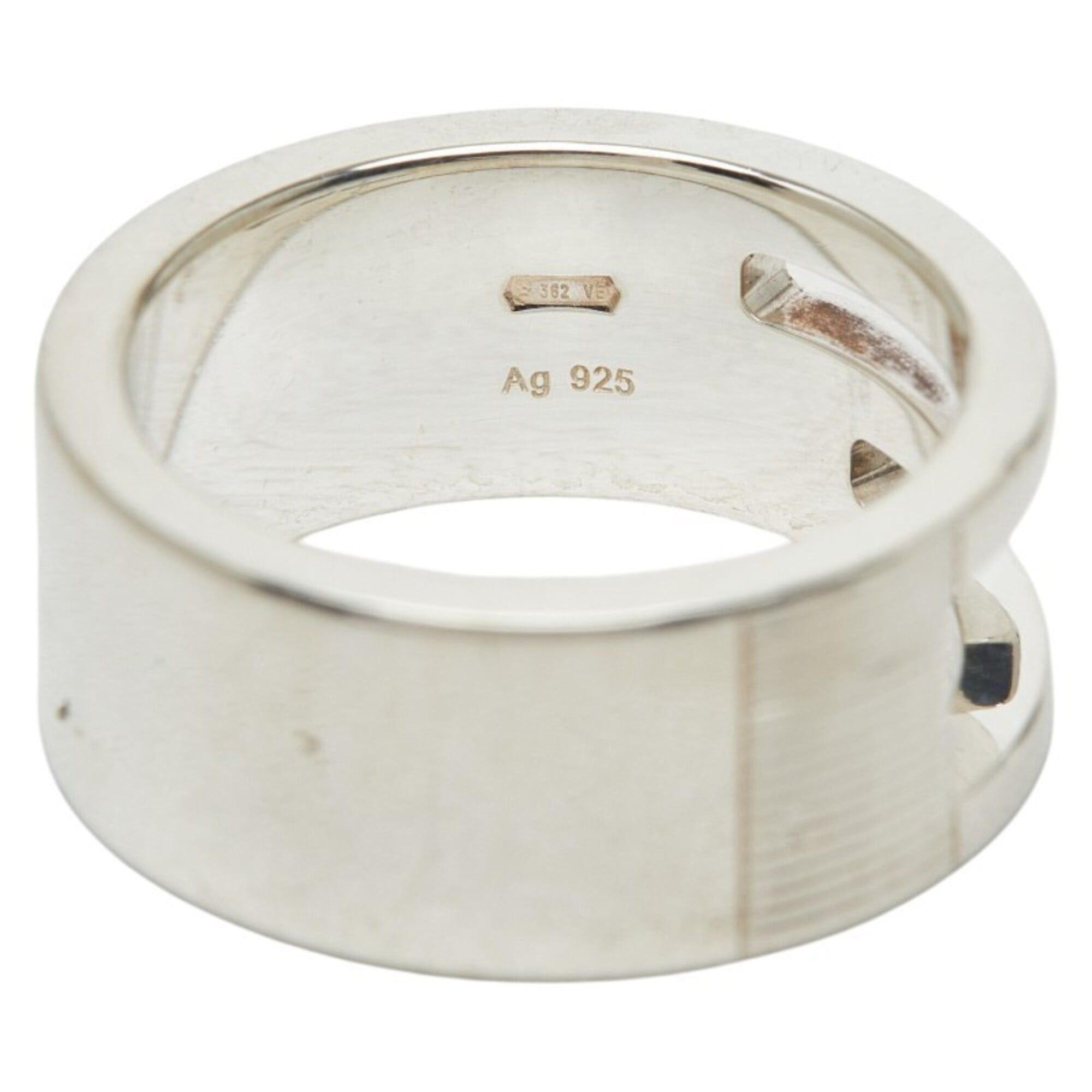 Gucci Gucci Branded G Ring, Size #9, SV925 Silver, Women's, GUCCI Size ONE SIZE - 7 Thumbnail