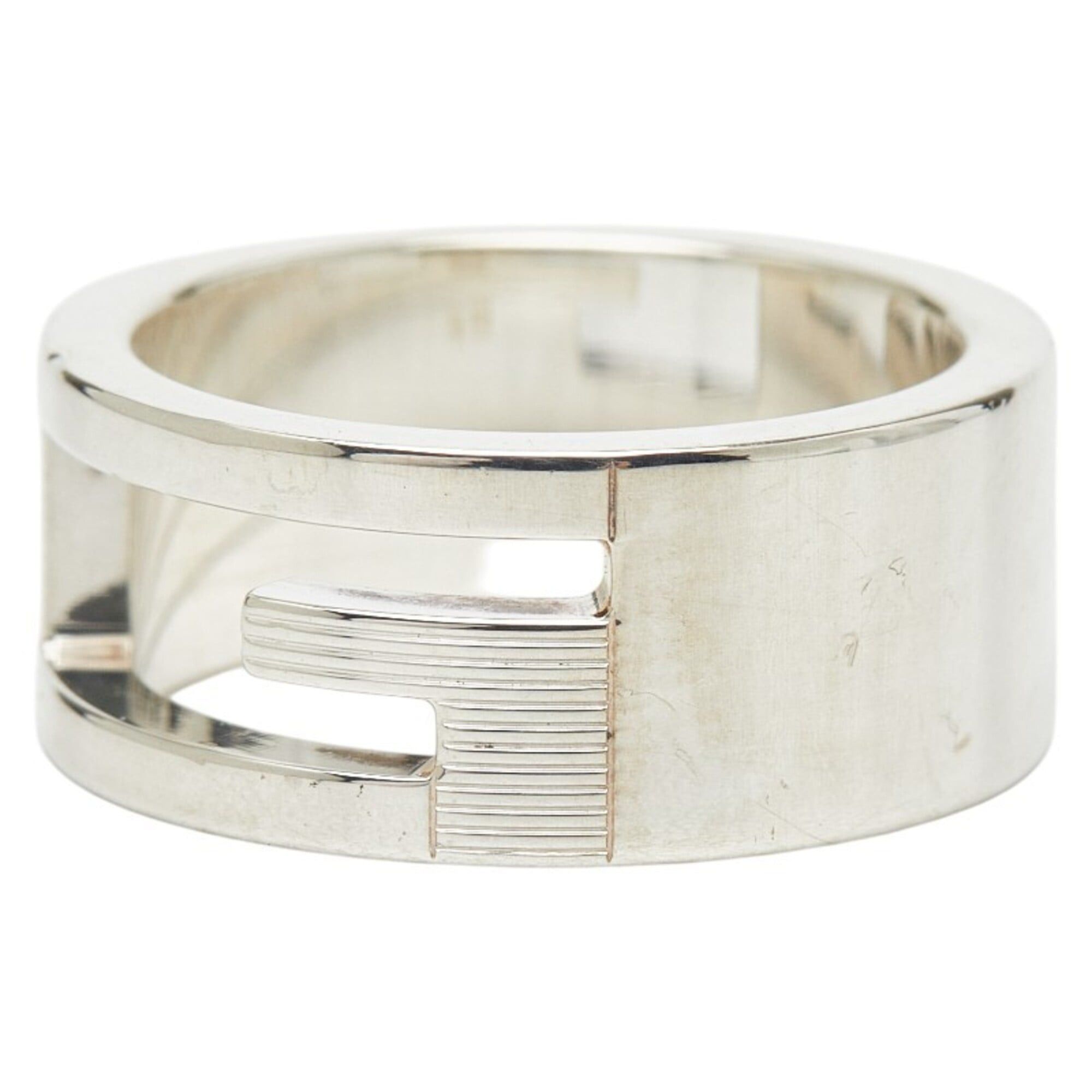 Gucci Gucci Branded G Ring, Size #9, SV925 Silver, Women's, GUCCI Size ONE SIZE - 2 Thumbnail