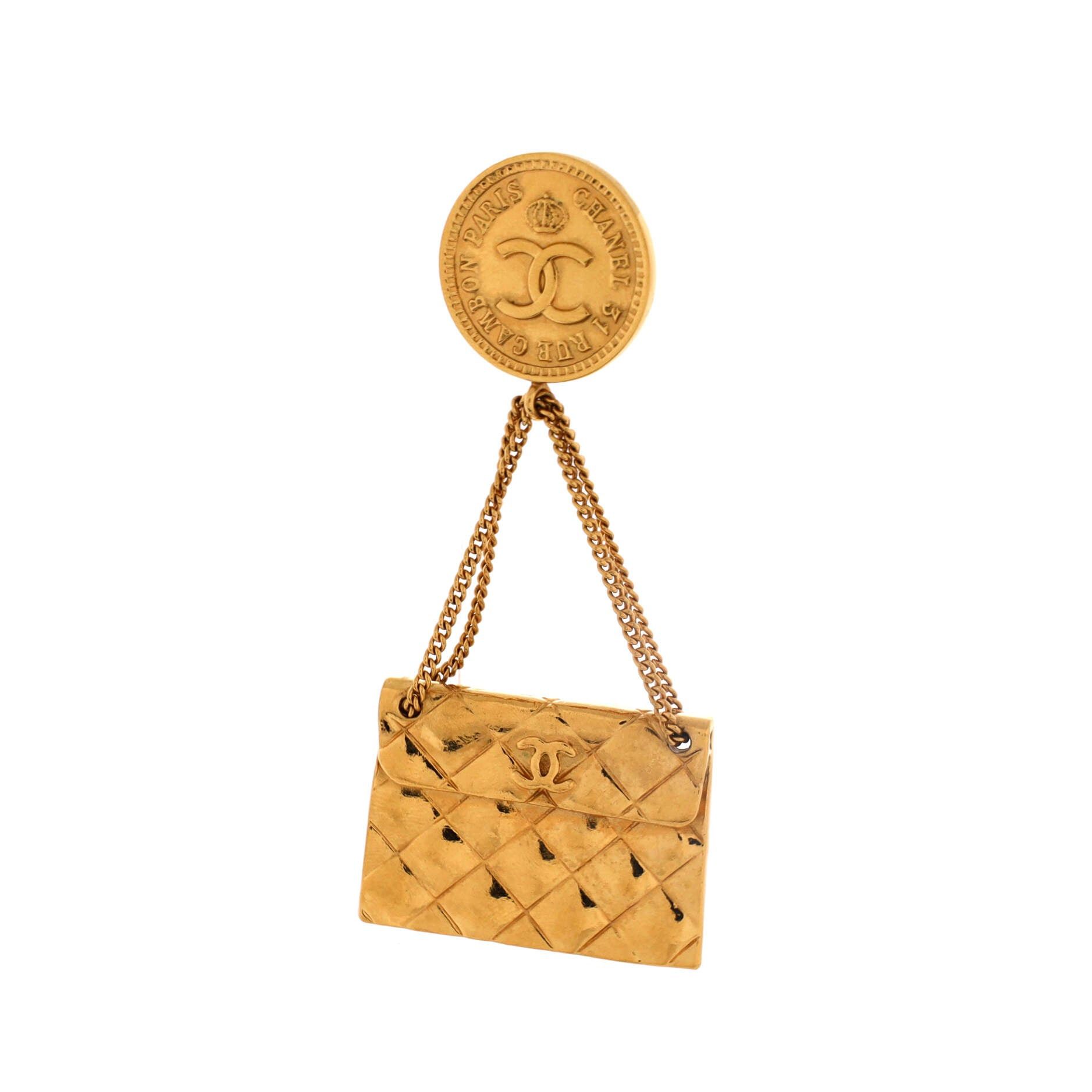 Chanel 31 Rue Cambon Flap Bag Clip-On Earrings Size ONE SIZE - 2 Thumbnail
