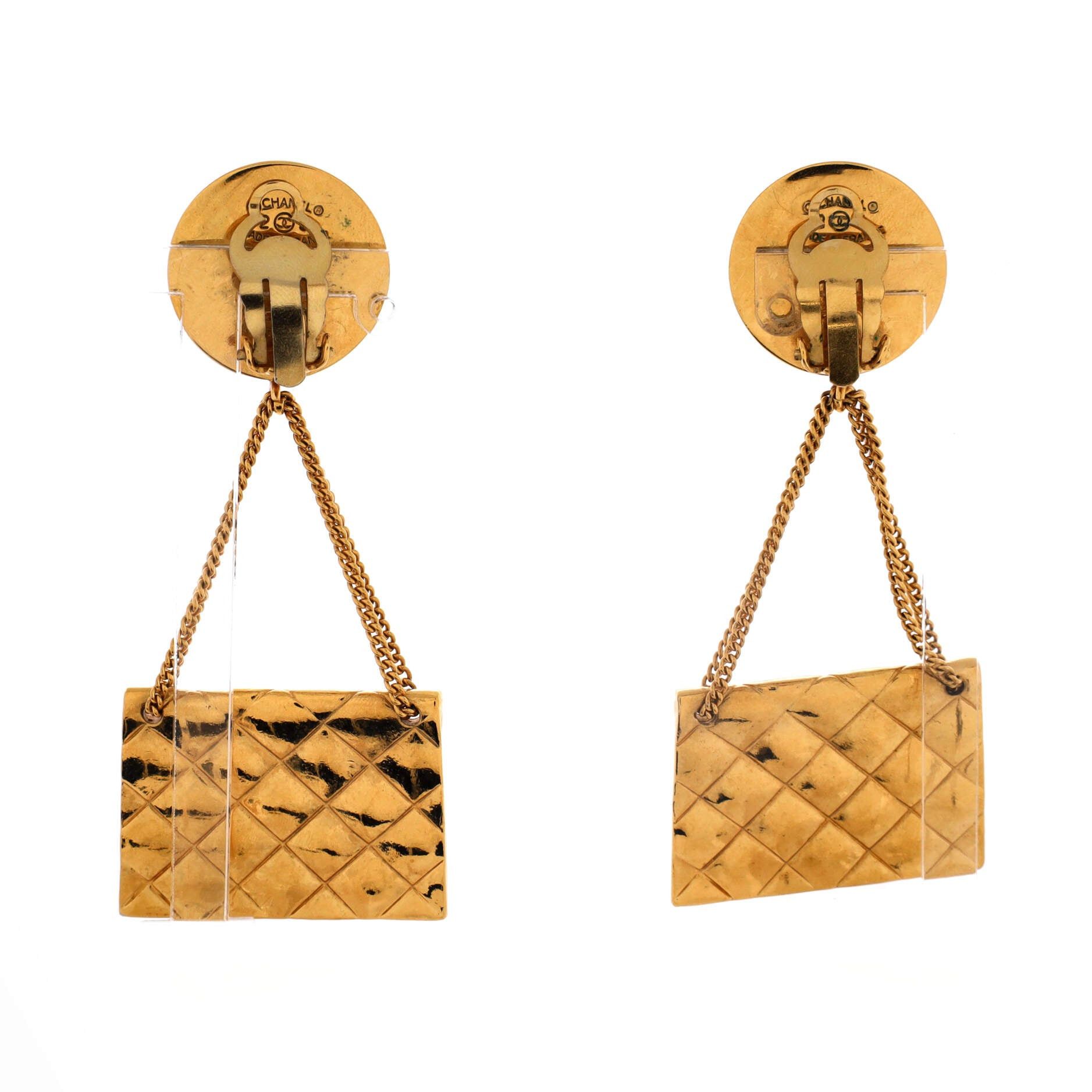 Chanel 31 Rue Cambon Flap Bag Clip-On Earrings Size ONE SIZE - 3 Thumbnail