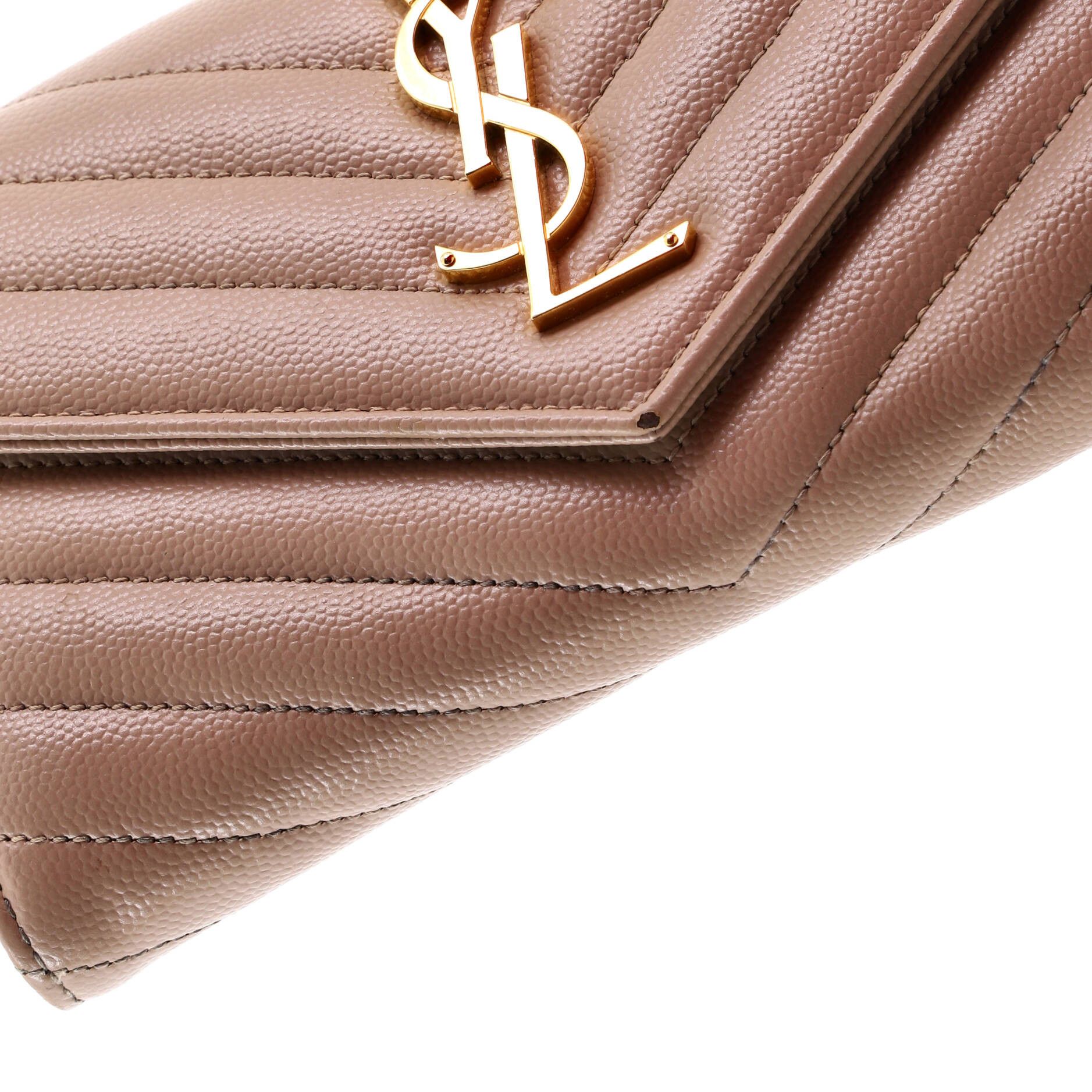 Saint Laurent Paris Classic Monogram Flap Wallet Size ONE SIZE - 7 Thumbnail