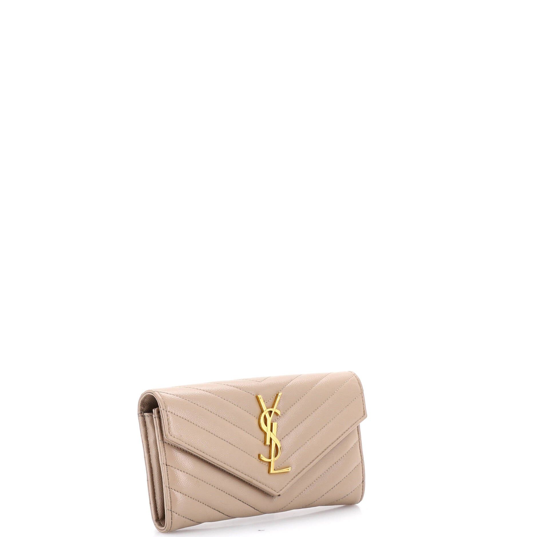 Saint Laurent Paris Classic Monogram Flap Wallet Size ONE SIZE - 2 Thumbnail