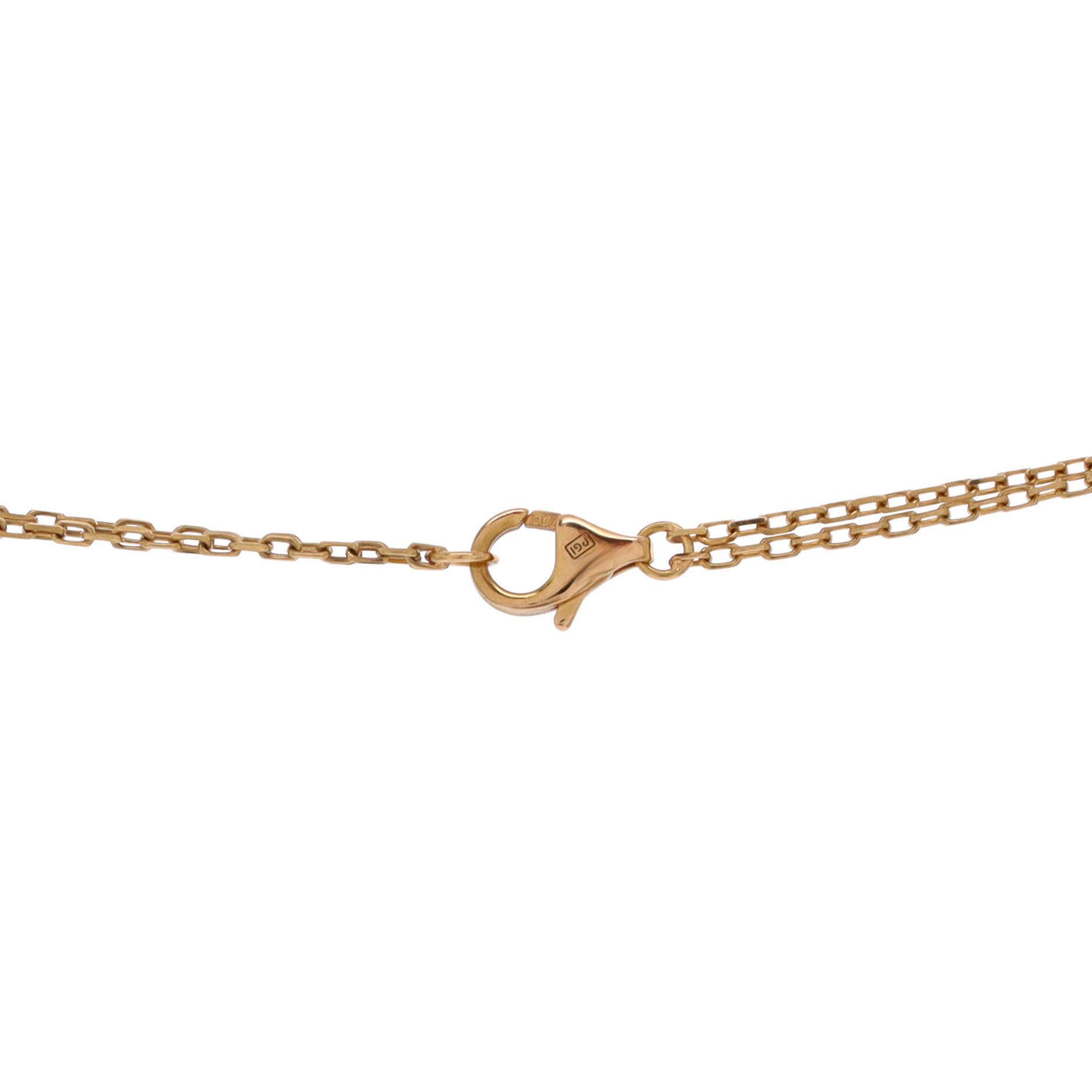 Cartier 2 Diamonds Love Pendant Necklace Size ONE SIZE - 3 Thumbnail