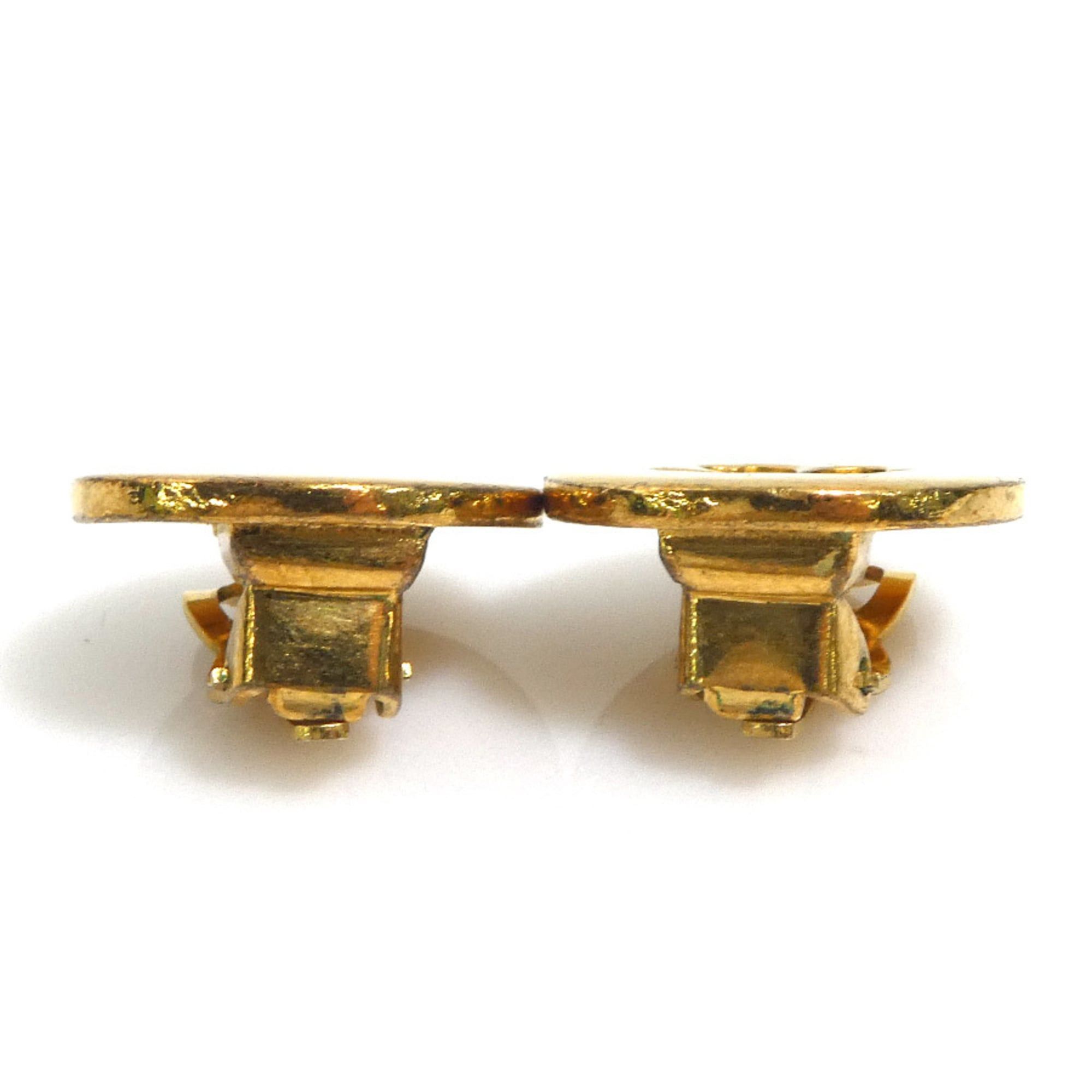 Chanel Chanel Clover Metal Earrings, Gold, Women's, Free Shipping e61710i Size ONE SIZE - 7 Thumbnail