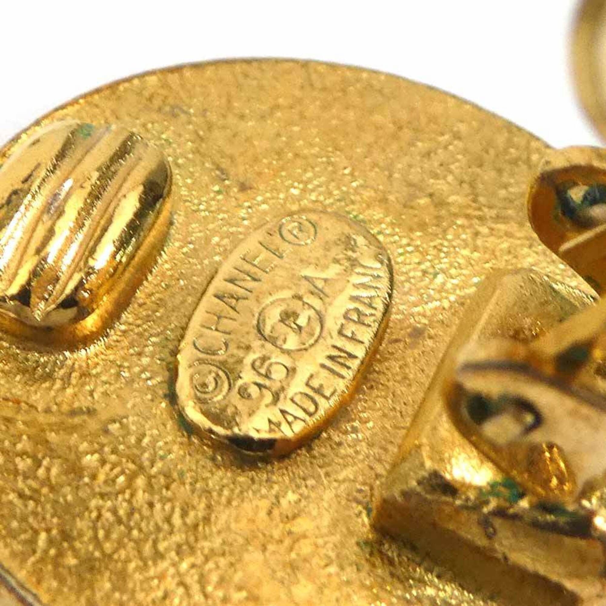 Chanel Chanel Clover Metal Earrings, Gold, Women's, Free Shipping e61710i Size ONE SIZE - 9 Thumbnail