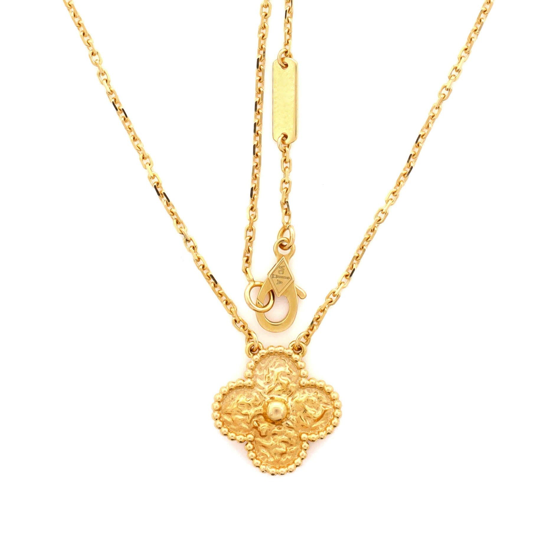 Van Cleef & Arpels Vintage Alhambra Pendant Necklace Size ONE SIZE - 3 Thumbnail