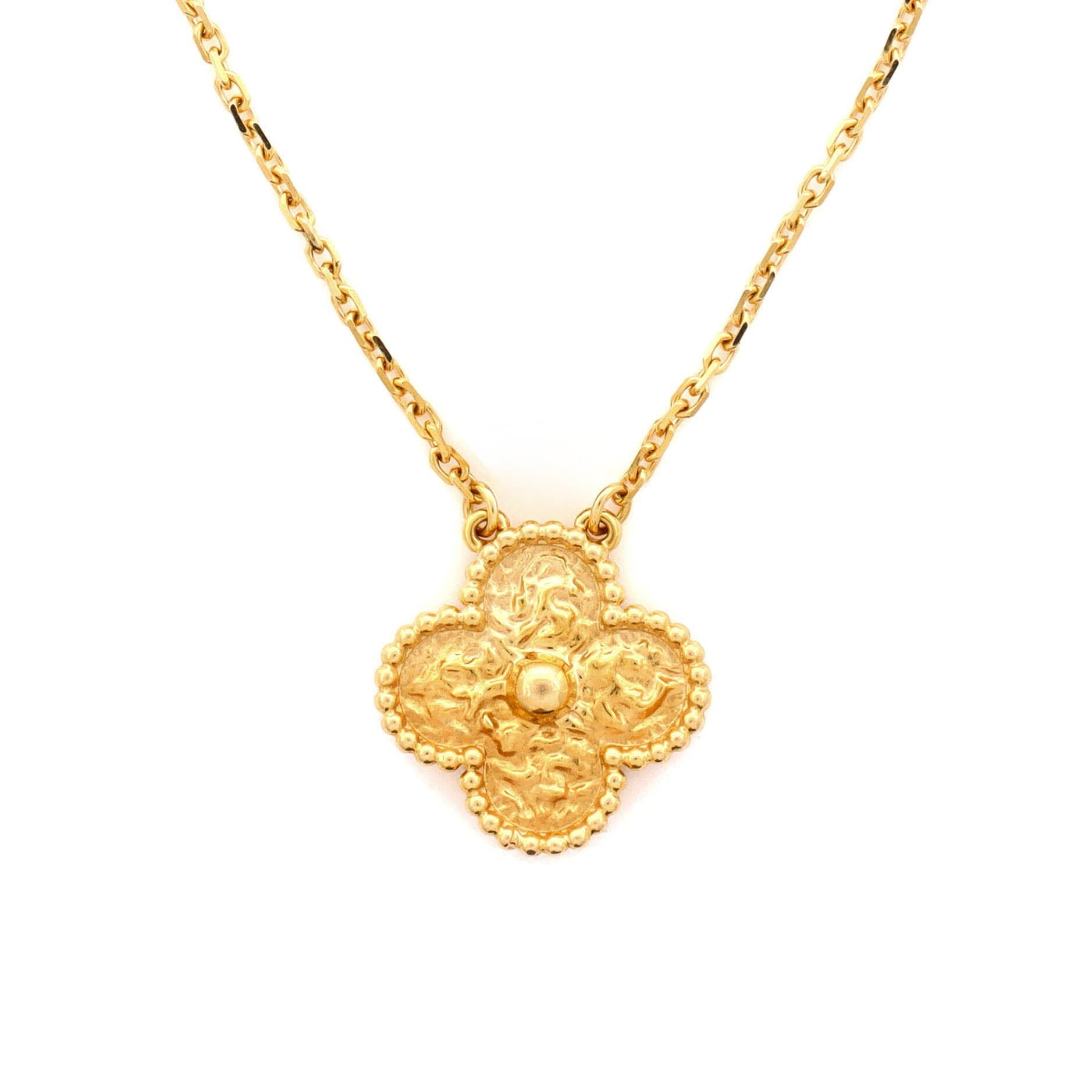 Van Cleef & Arpels Vintage Alhambra Pendant Necklace Size ONE SIZE - 4 Thumbnail