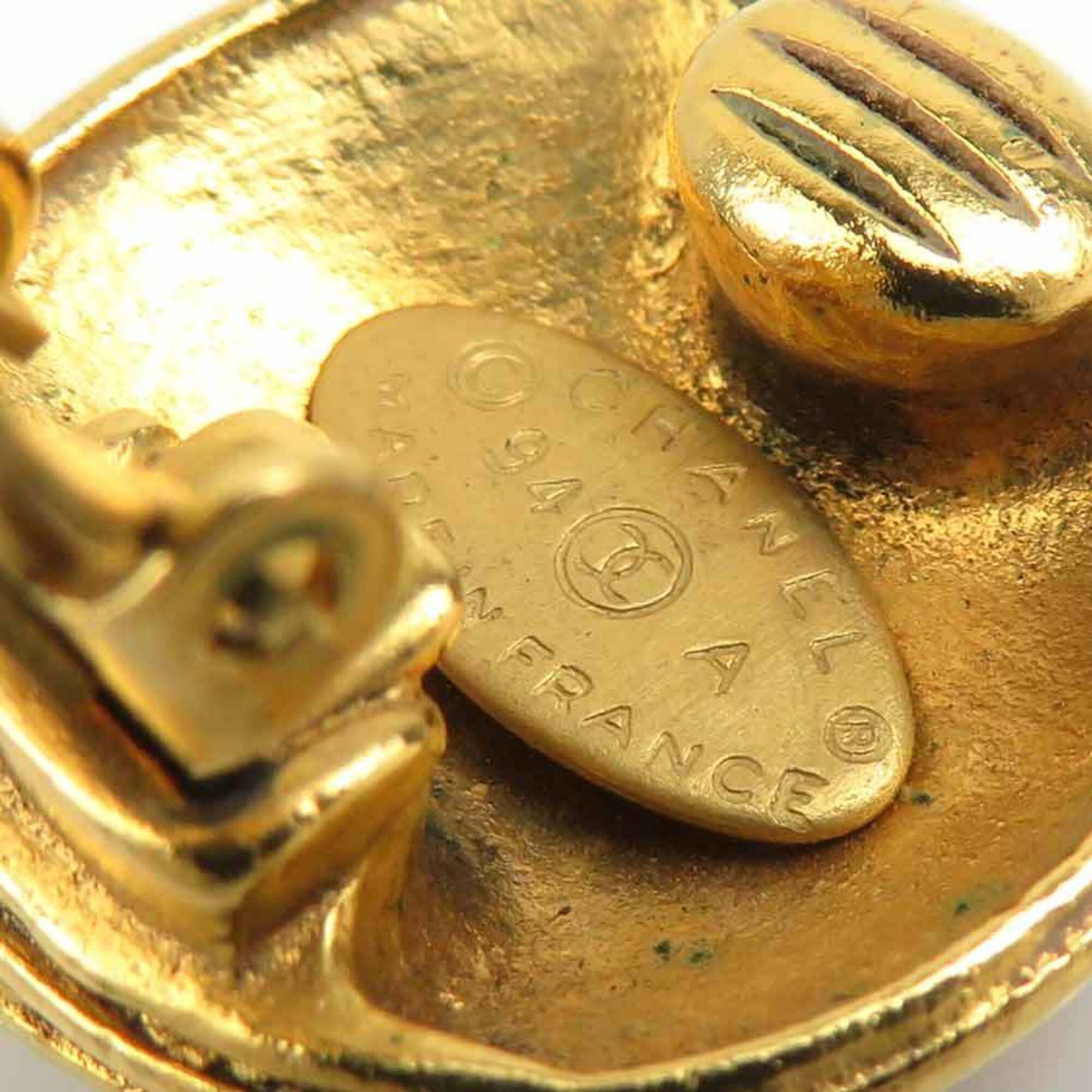 Chanel Chanel earrings, Coco Mark design, metal, gold, women's, free shipping, e61708j Size ONE SIZE - 14 Thumbnail