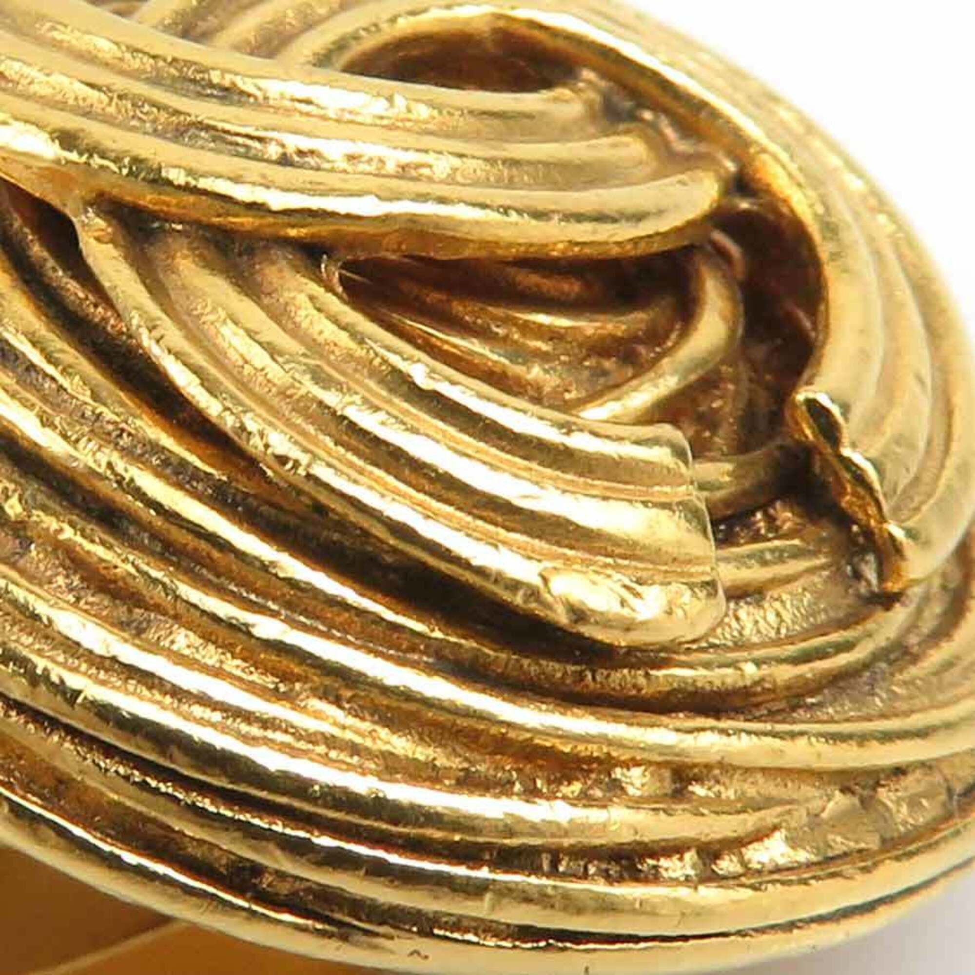 Chanel Chanel earrings, Coco Mark design, metal, gold, women's, free shipping, e61708j Size ONE SIZE - 9 Thumbnail