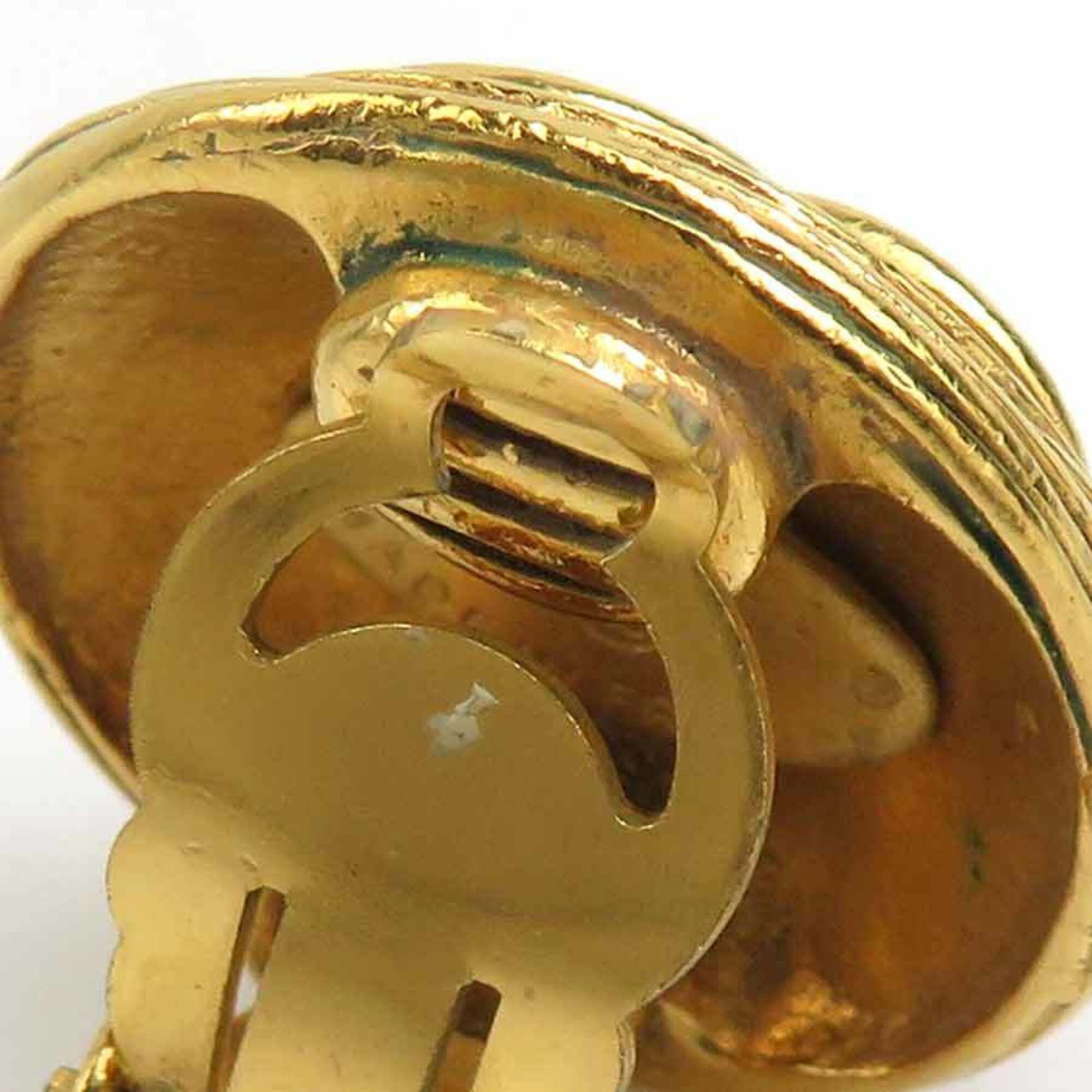 Chanel Chanel earrings, Coco Mark design, metal, gold, women's, free shipping, e61708j Size ONE SIZE - 12 Thumbnail