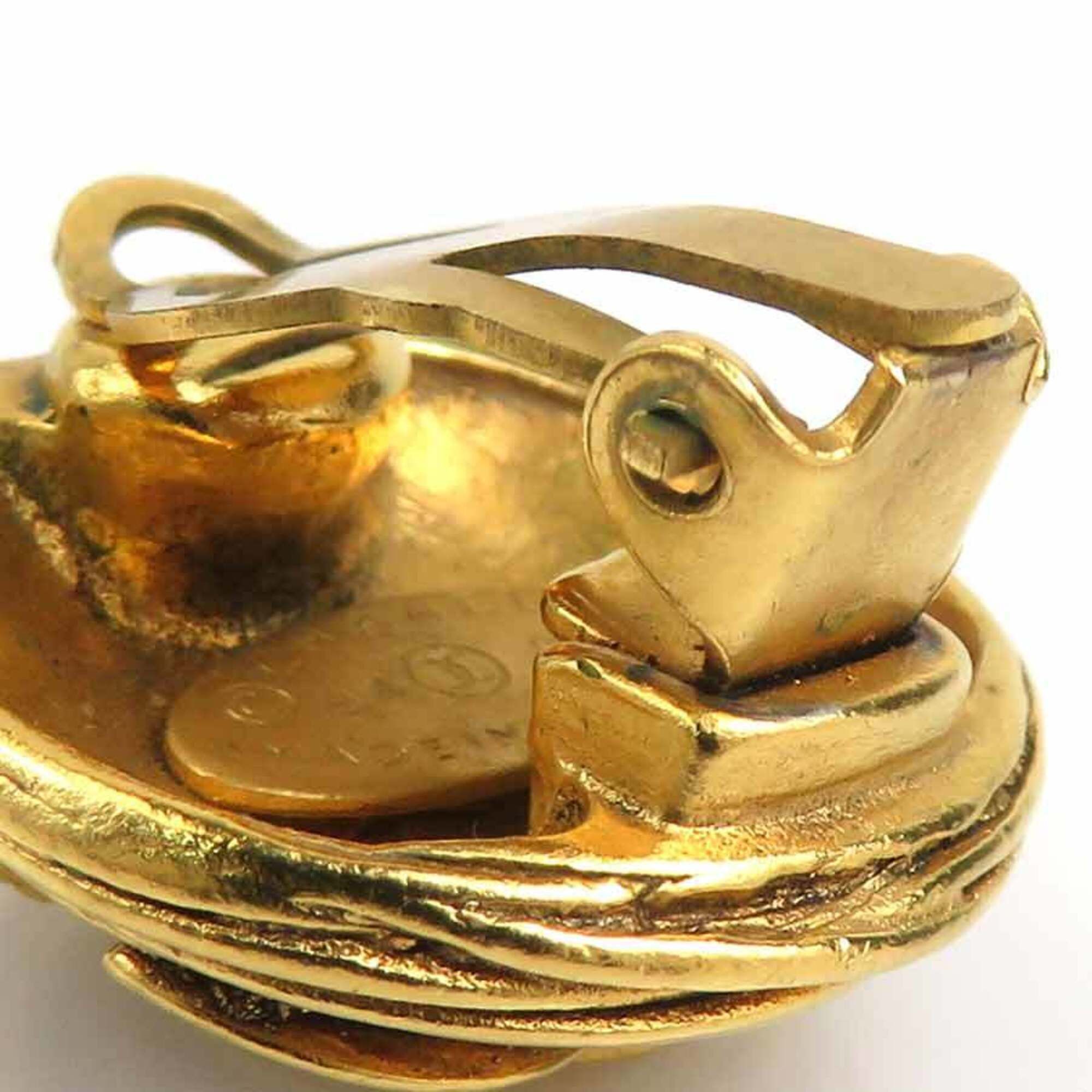Chanel Chanel earrings, Coco Mark design, metal, gold, women's, free shipping, e61708j Size ONE SIZE - 11 Thumbnail