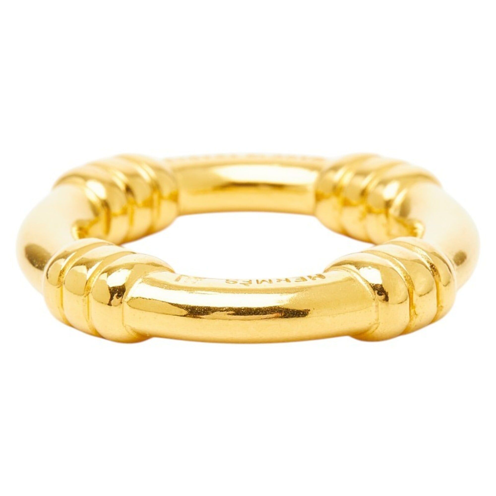 Hermes Hermes Boué Scarf Muffler Ring Gold Plated Women's HERMES Size ONE SIZE - 4 Thumbnail