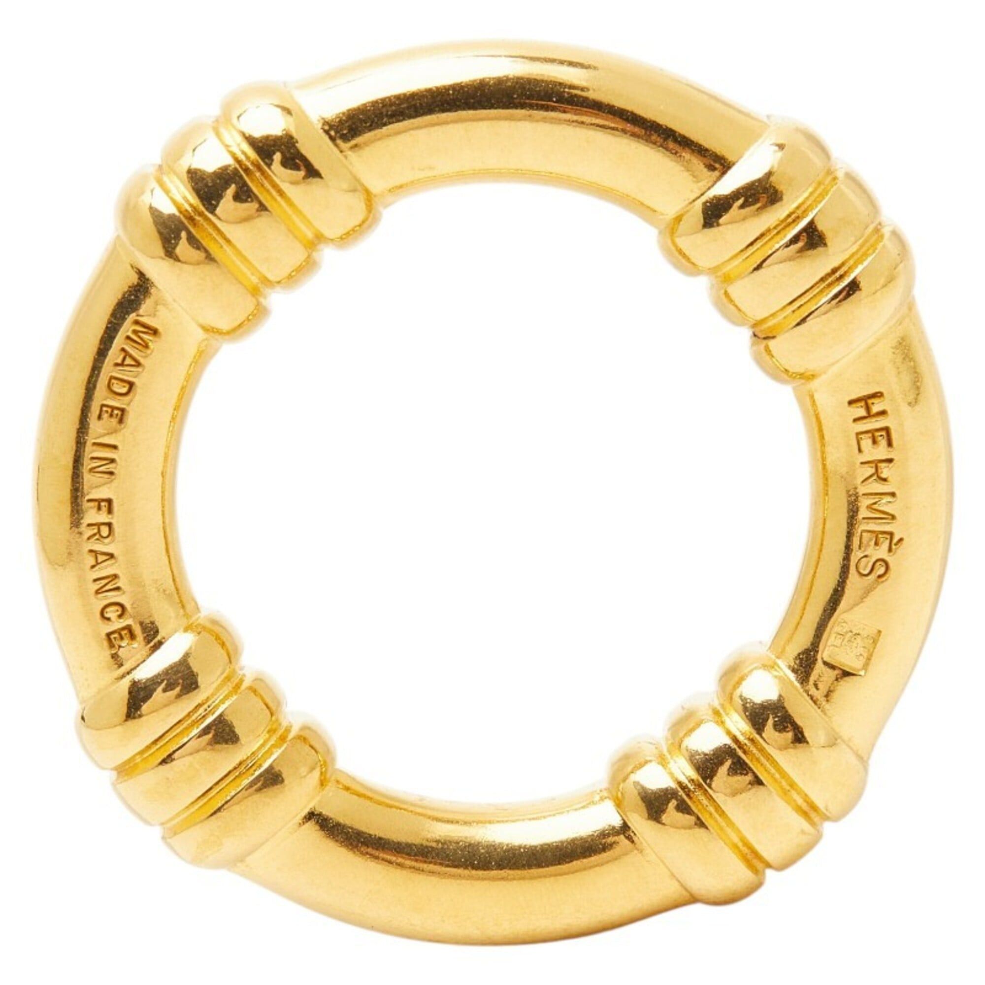 Hermes Hermes Boué Scarf Muffler Ring Gold Plated Women's HERMES Size ONE SIZE - 5 Thumbnail