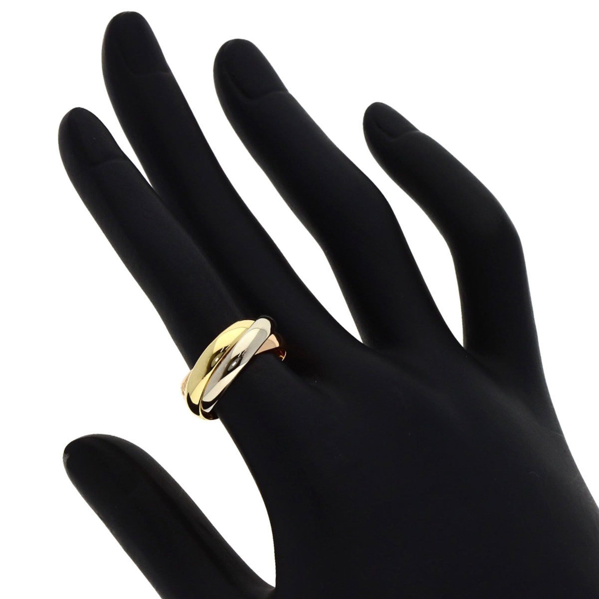 Cartier Cartier Trinity #49 Ring, 18K Yellow Gold/18K Pink White Gold, Women's. Size ONE SIZE - 4 Thumbnail
