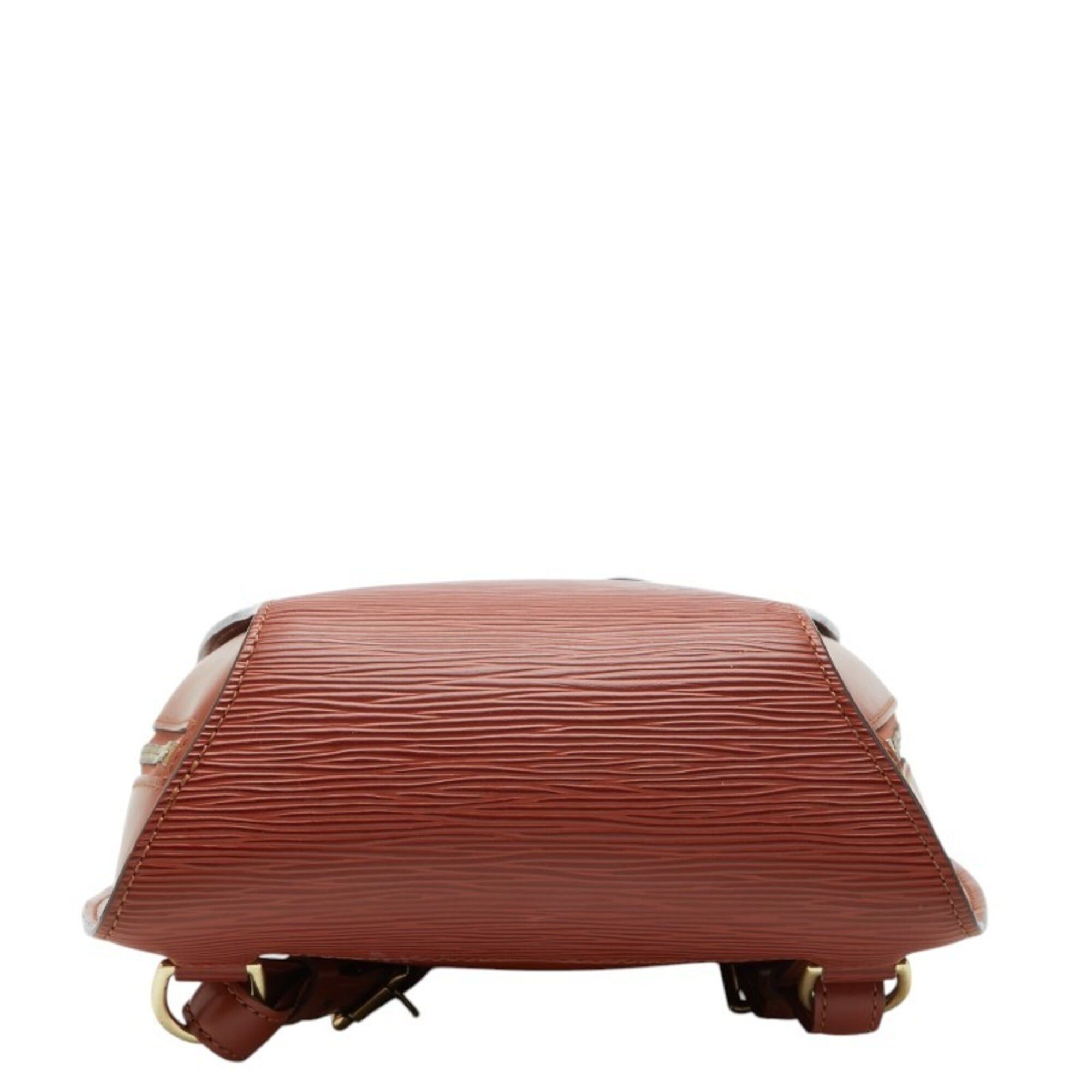 Louis Vuitton Louis Vuitton Epi Mabillon Backpack M52233 Kenya Brown Leather Women's LOUIS VUITTON Size ONE SIZE - 3 Thumbnail