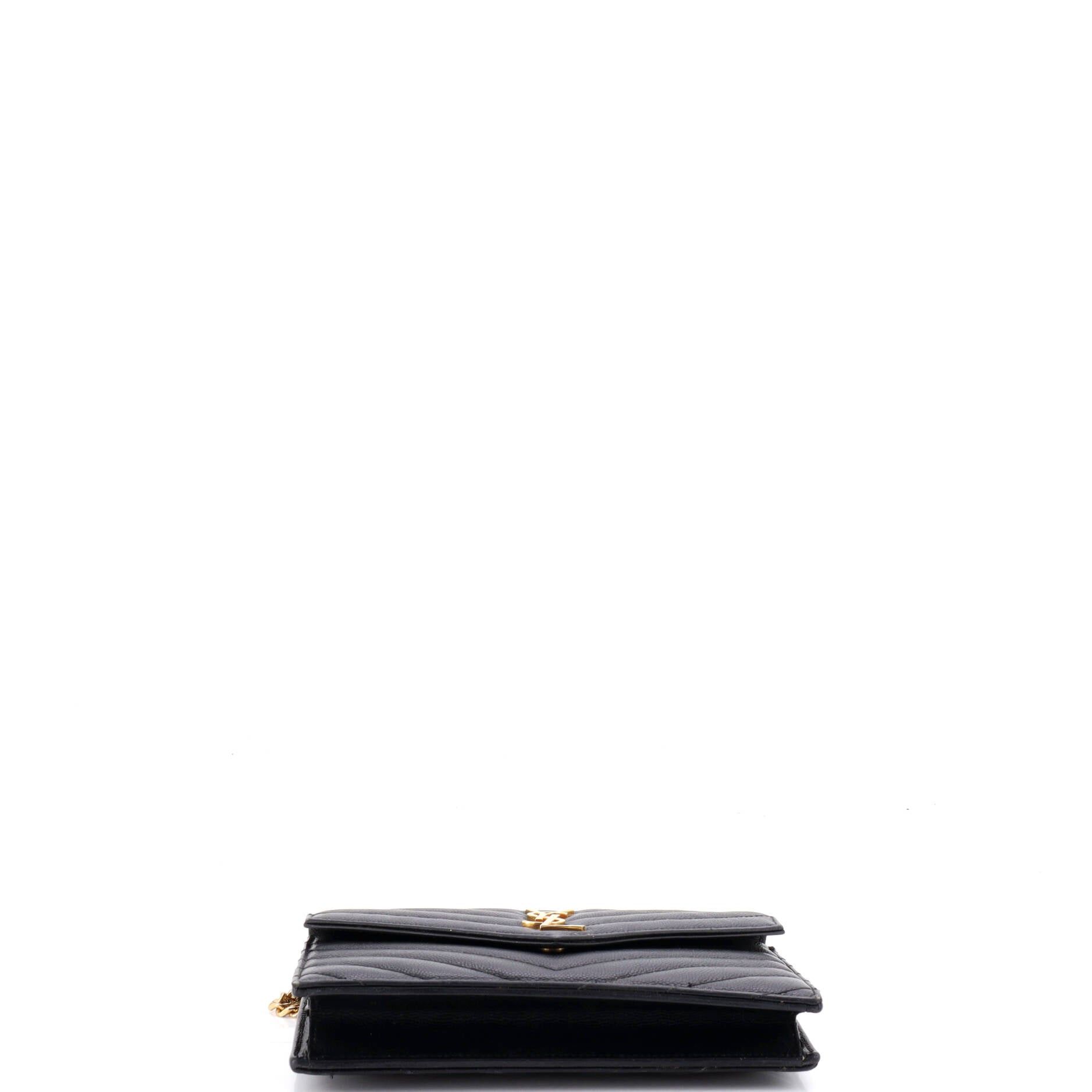 Saint Laurent Paris Classic Monogram Wallet on Chain Size ONE SIZE - 4 Thumbnail