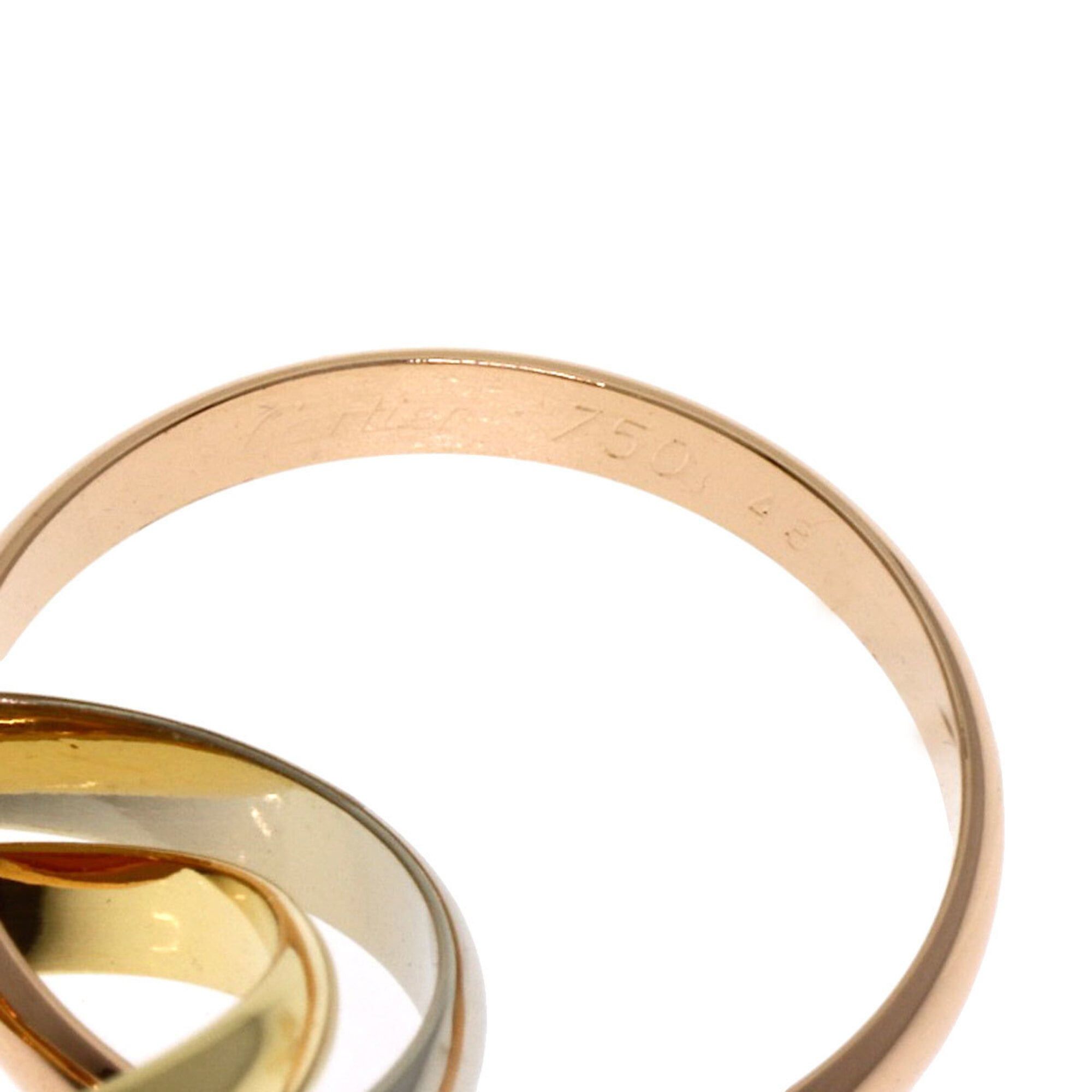 Cartier Cartier Trinity SM #48 Ring, 18K Yellow Gold/18K Pink White Gold, Women's. Size ONE SIZE - 4 Thumbnail