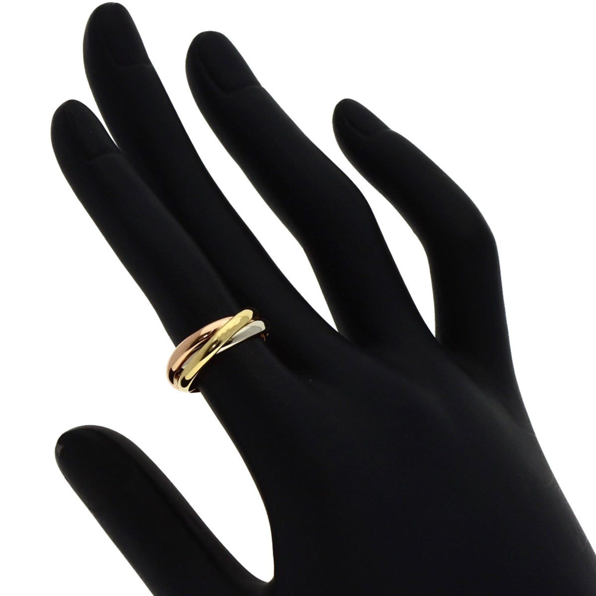 Cartier Cartier Trinity SM #48 Ring, 18K Yellow Gold/18K Pink White Gold, Women's. Size ONE SIZE - 5 Thumbnail