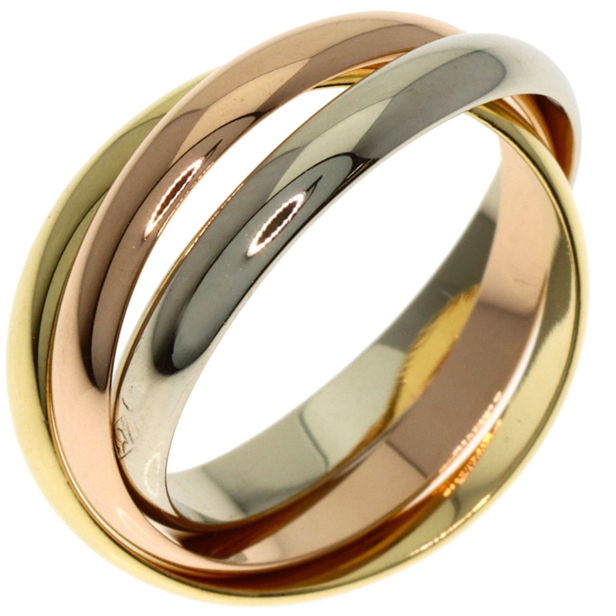Cartier Cartier Trinity SM #48 Ring, 18K Yellow Gold/18K Pink White Gold, Women's. Size ONE SIZE - 2 Thumbnail