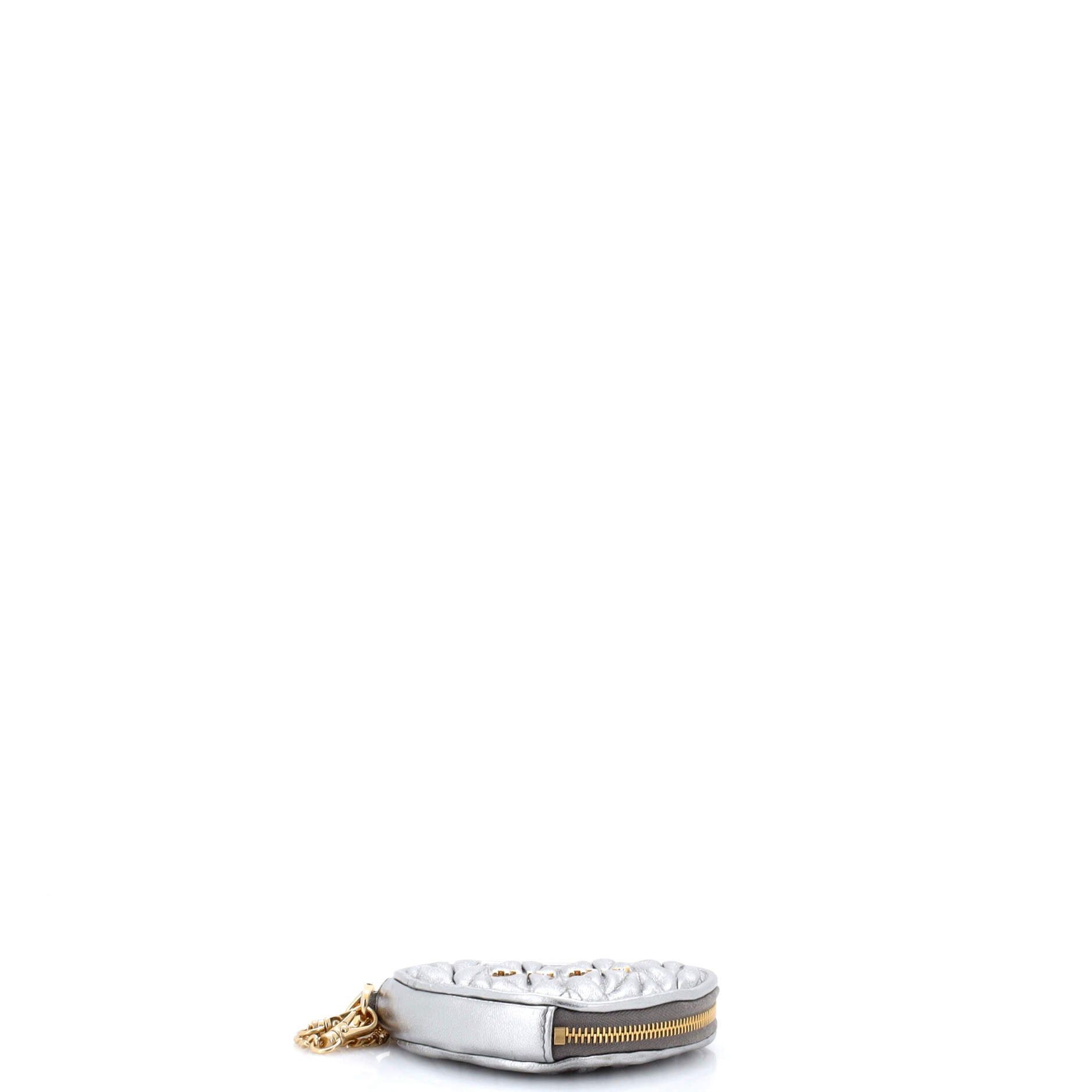 Miu Miu Heart Chain Coin Purse Size ONE SIZE - 4 Thumbnail