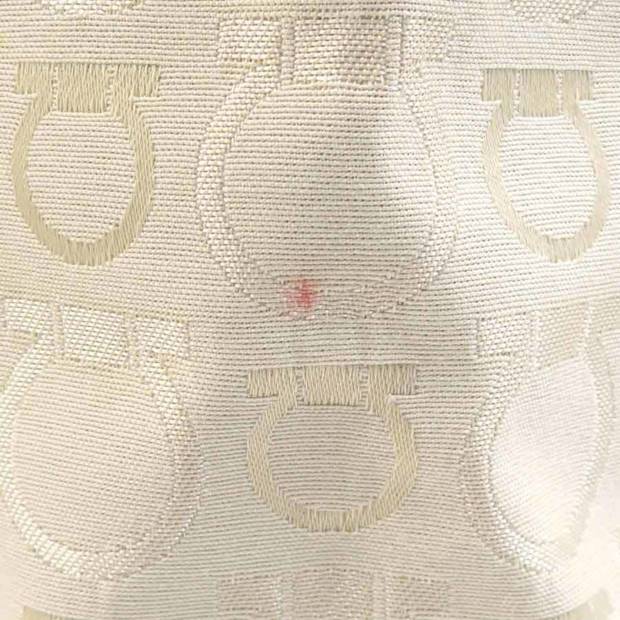 Salvatore Ferragamo Salvatore Ferragamo shoulder bag, Gancini design, canvas and leather, light beige gold, women's, free shipping, e61701a Size ONE SIZE - 10 Thumbnail