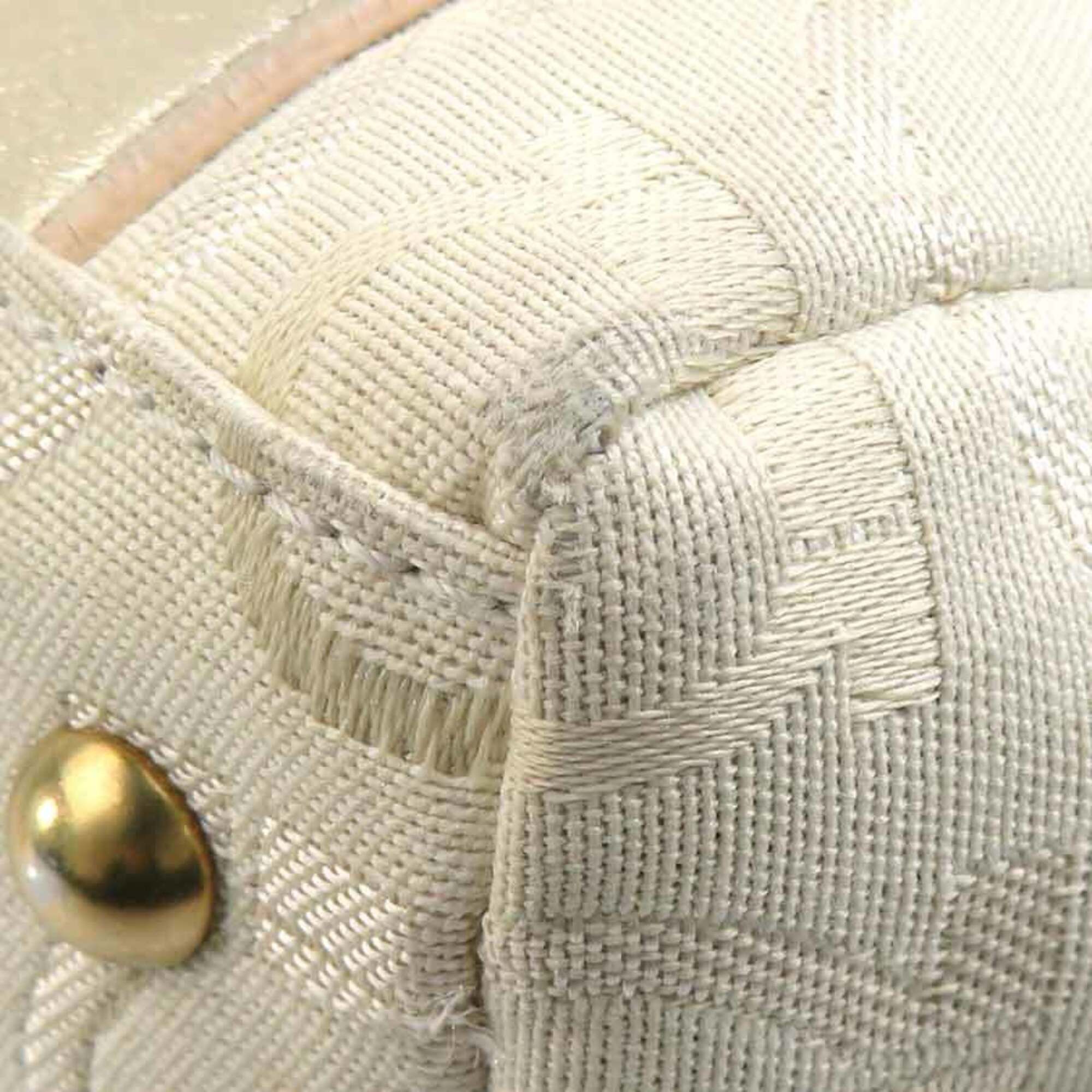 Salvatore Ferragamo Salvatore Ferragamo shoulder bag, Gancini design, canvas and leather, light beige gold, women's, free shipping, e61701a Size ONE SIZE - 6 Thumbnail
