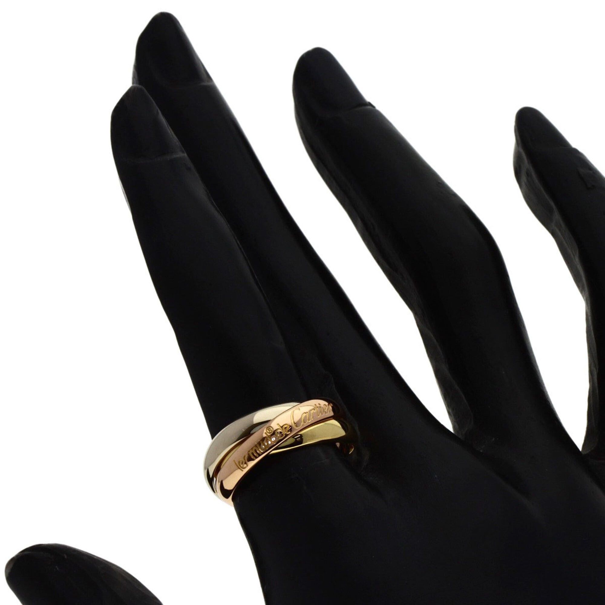 Cartier Cartier Trinity #49 Ring, 18K Yellow Gold/18K White Pink Gold, Women's, CARTIER Size ONE SIZE - 5 Thumbnail