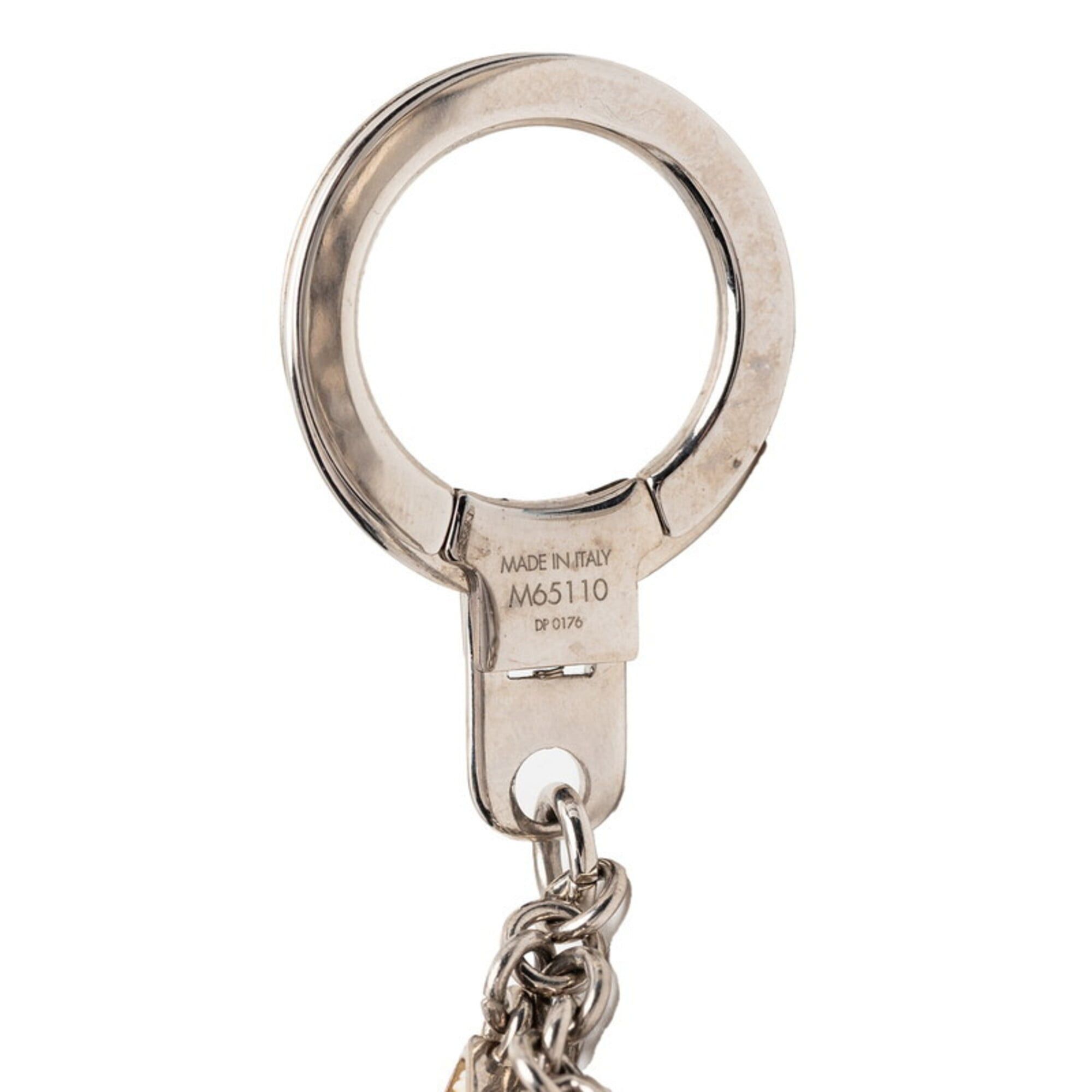Louis Vuitton Louis Vuitton Bijou Sac Chaine Fleur de Epi Keychain Keyring Charm M65110 Silver White Metal Women's LOUIS VUITTON Size ONE SIZE - 3 Thumbnail