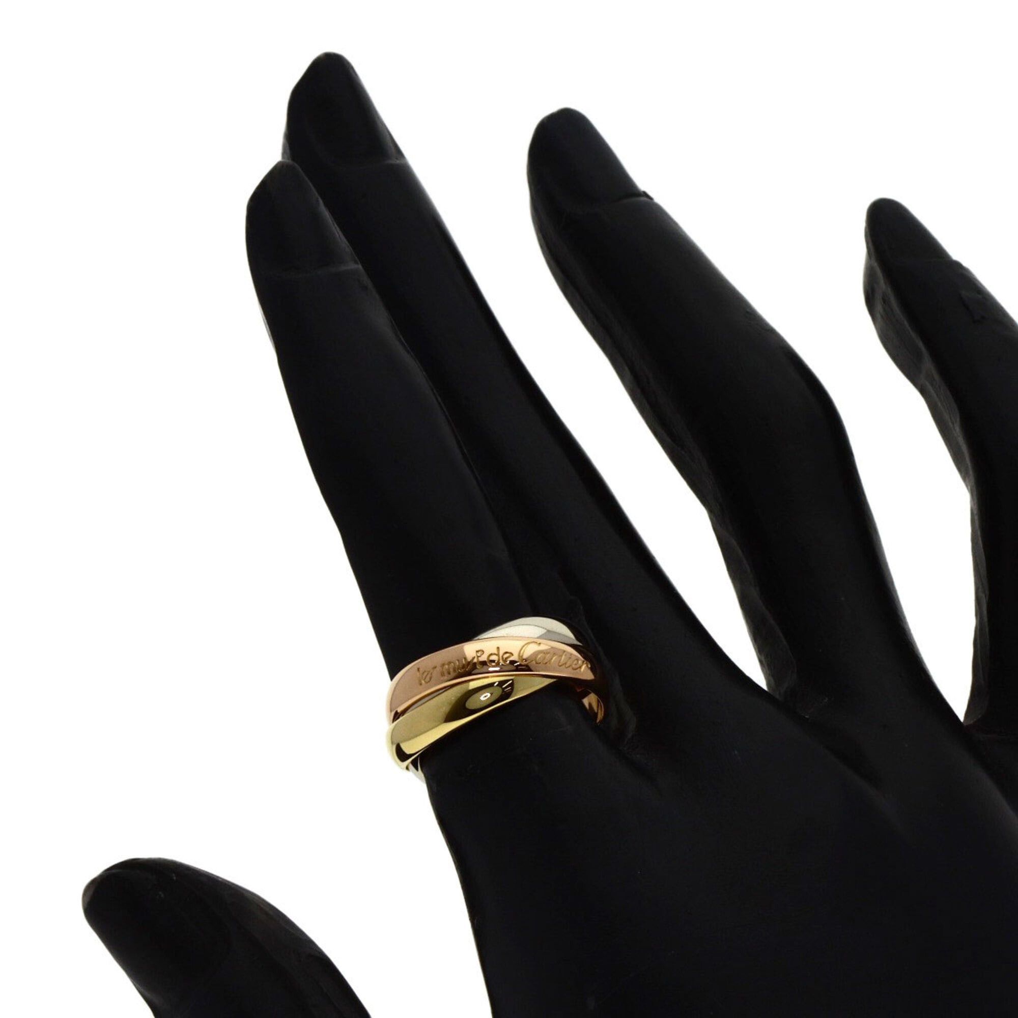Cartier Cartier Trinity #48 Ring, 18K Yellow Gold/18K White Pink Gold, Women's, CARTIER Size ONE SIZE - 4 Thumbnail