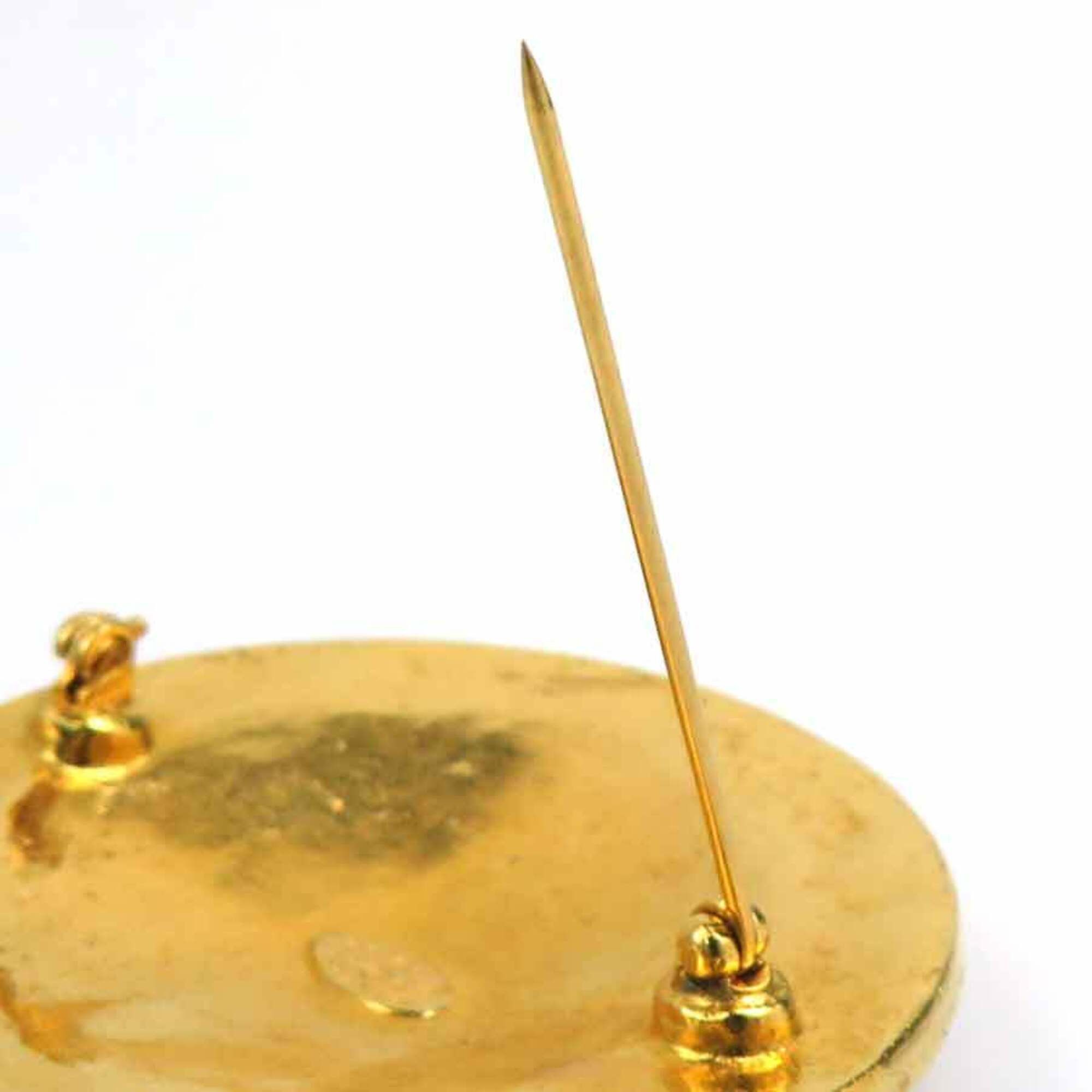 Chanel Chanel brooch, Coco Mark, metal, gold, women's, free shipping, e61706a Size ONE SIZE - 11 Thumbnail