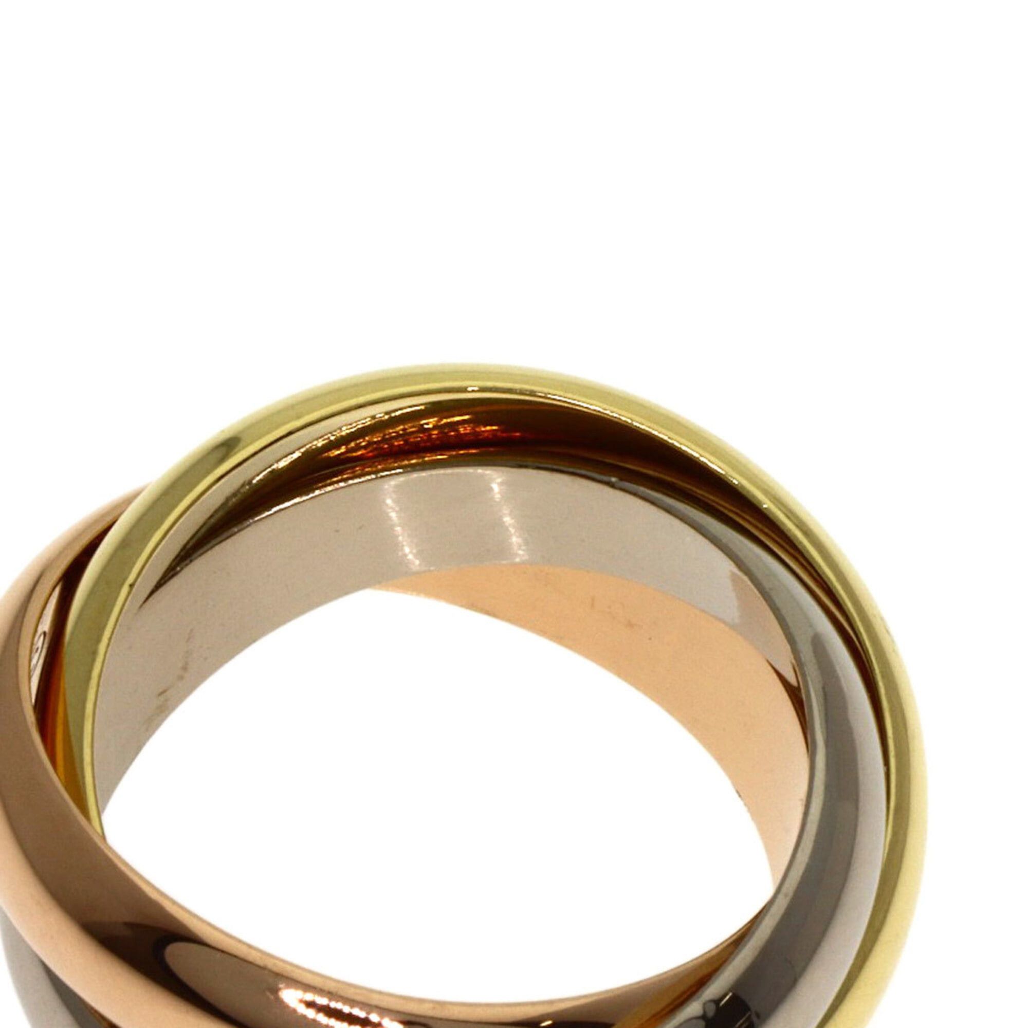 Cartier Cartier Trinity MM #46 Ring, 18K Yellow Gold/18K White Pink Gold, Women's, CARTIER Size ONE SIZE - 6 Thumbnail