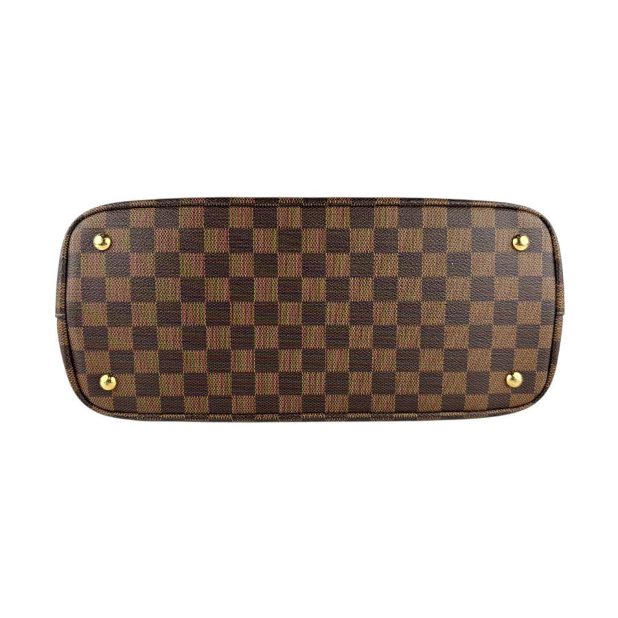 Louis Vuitton Louis Vuitton Damier Kensington Handbag, Canvas, Brown Gold, Women's, N41435, Free Shipping, z9189 Size ONE SIZE - 4 Thumbnail