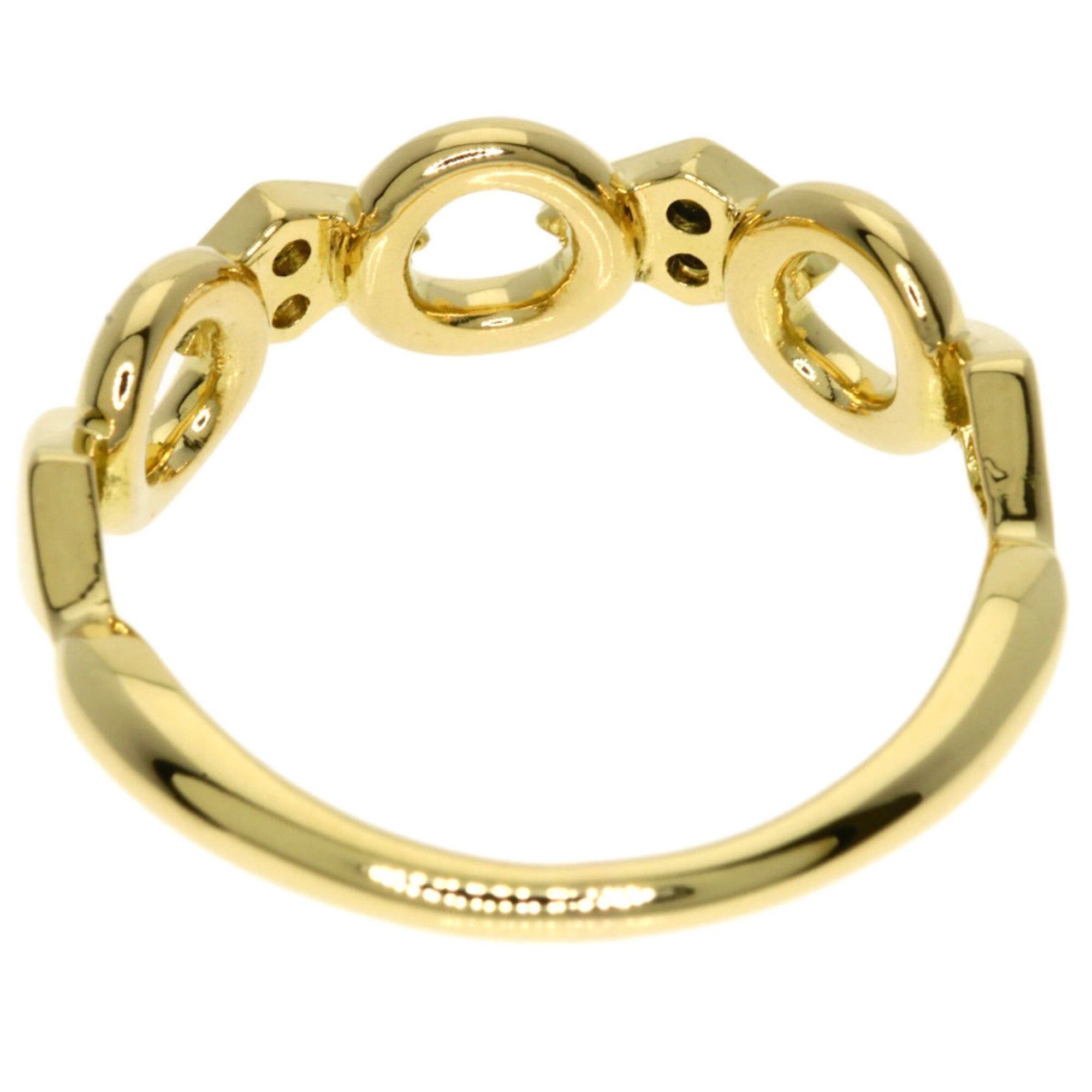 Dior Christian Dior Dior Diamond Ring, 18K Yellow Gold, Women's Size ONE SIZE - 4 Thumbnail