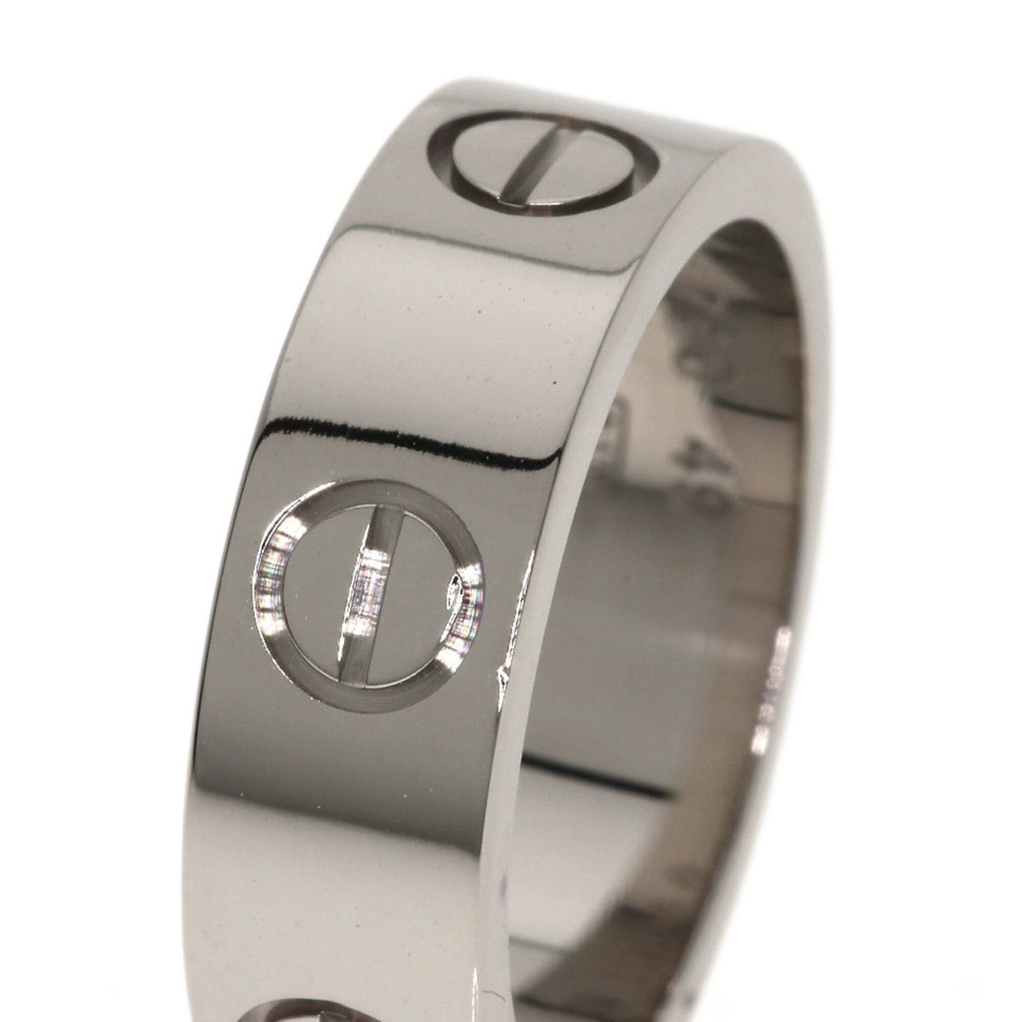 Cartier Cartier Love Ring #49, 18K White Gold, Women's Ring, CARTIER Size ONE SIZE - 6 Thumbnail